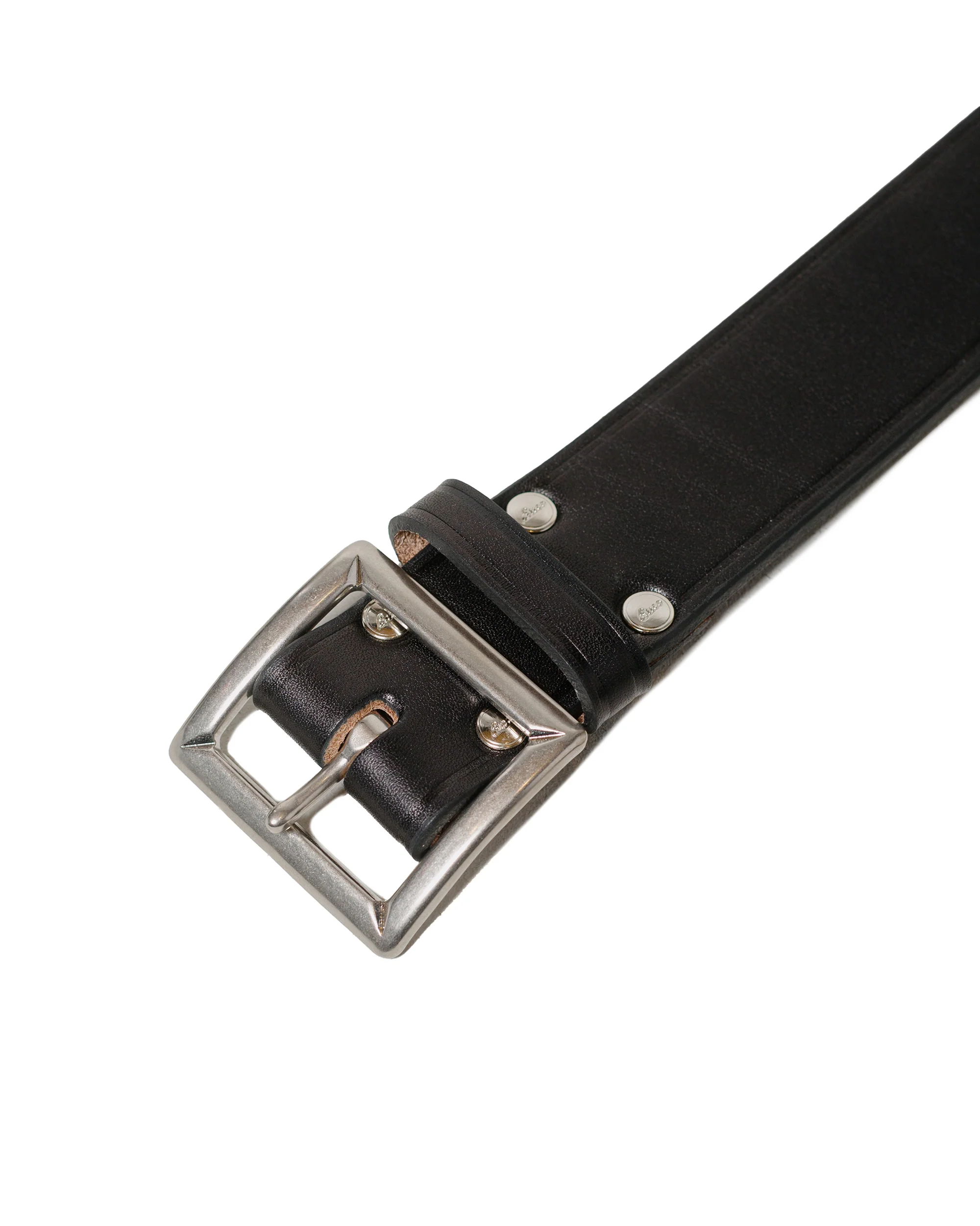 The Real McCoy’s BA18011 Buco Motorcycle Garison Belt (Single Pin) Black - Image 2