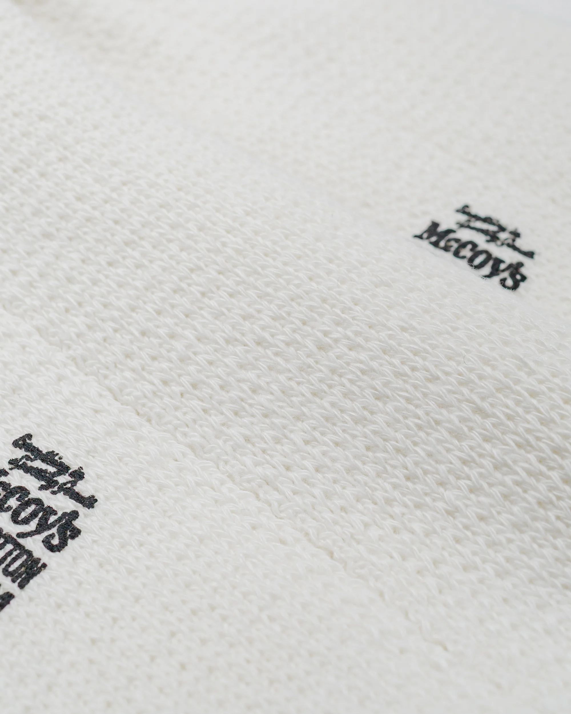 The Real McCoy’s MA22011 McCoy's 2PCS Pack Socks White - Image 2