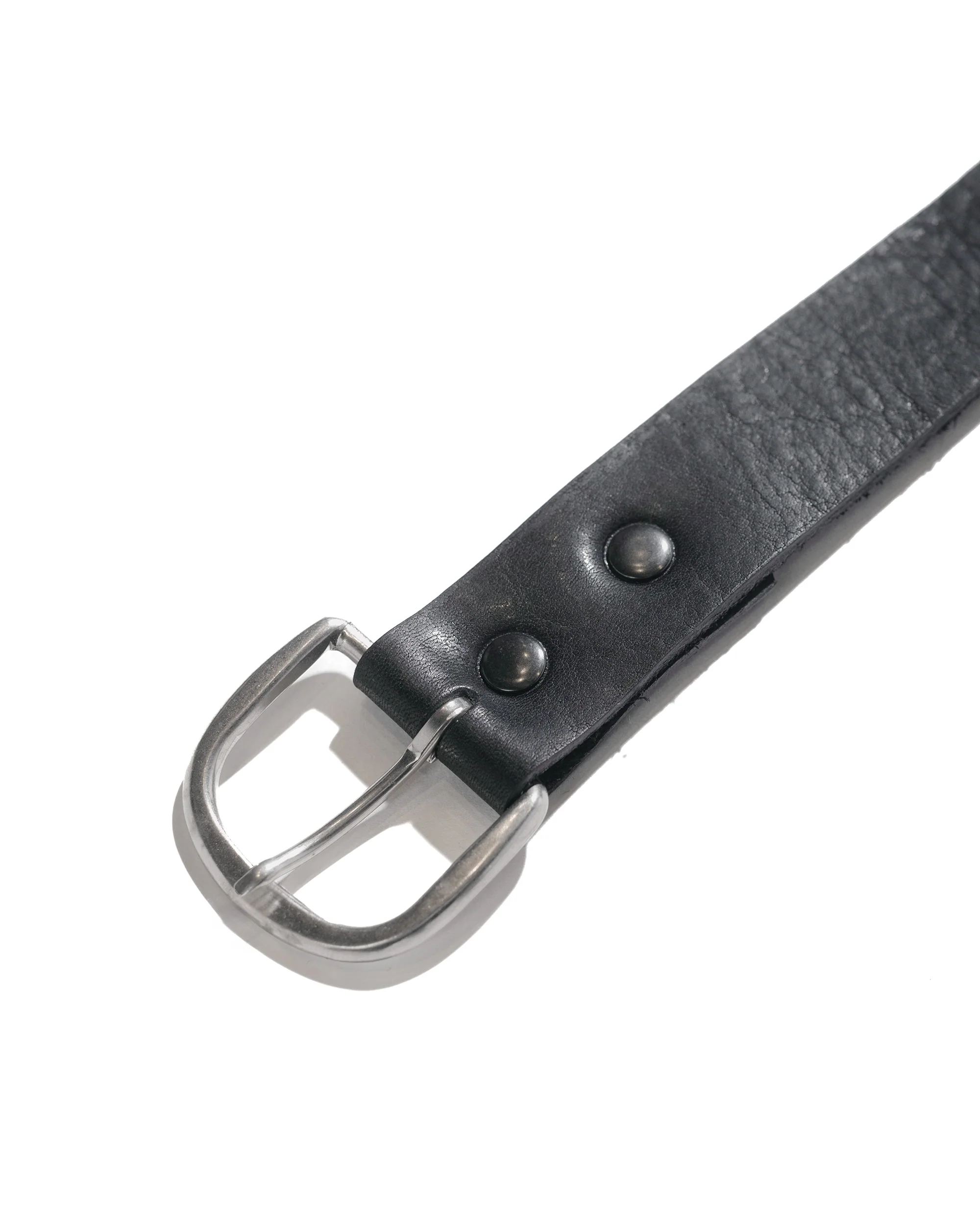 The Real McCoy’s MA23018 Joe McCoy Narrow Width Belt Black - Image 2