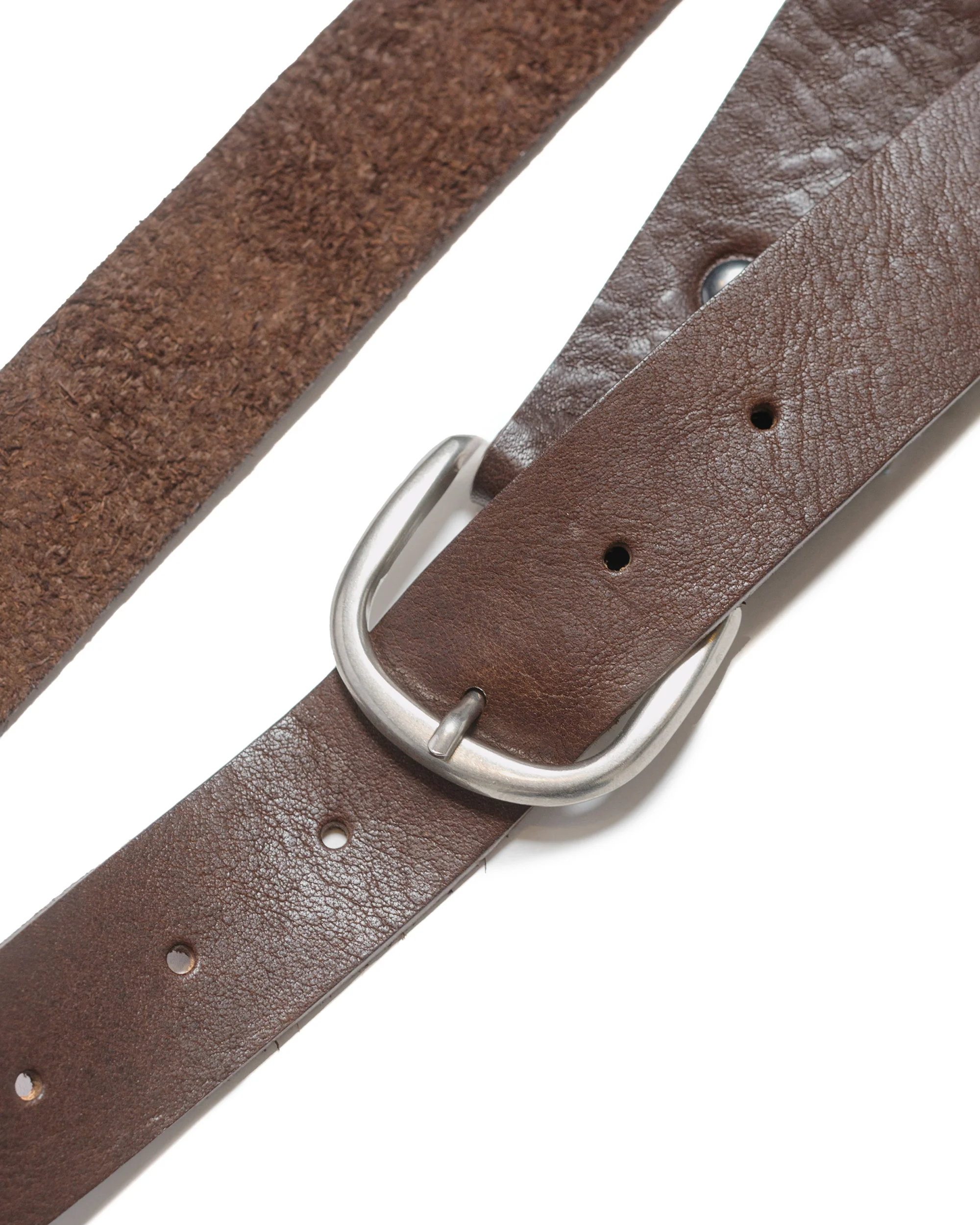 The Real McCoy’s MA23018 Joe McCoy Narrow Width Belt Brown - Image 2