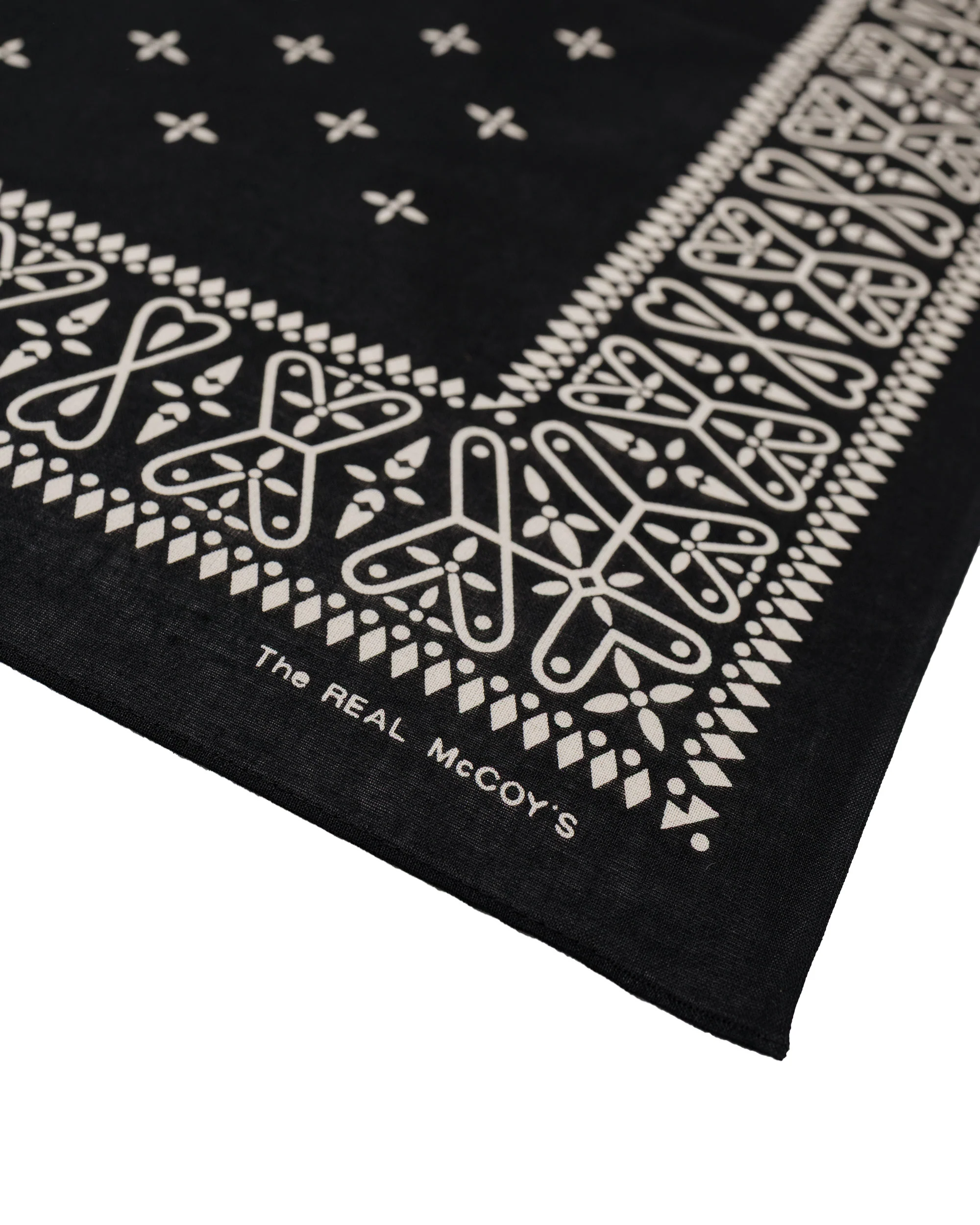 The Real McCoy’s MA26011 Bandana 'Cross' Black - Image 2