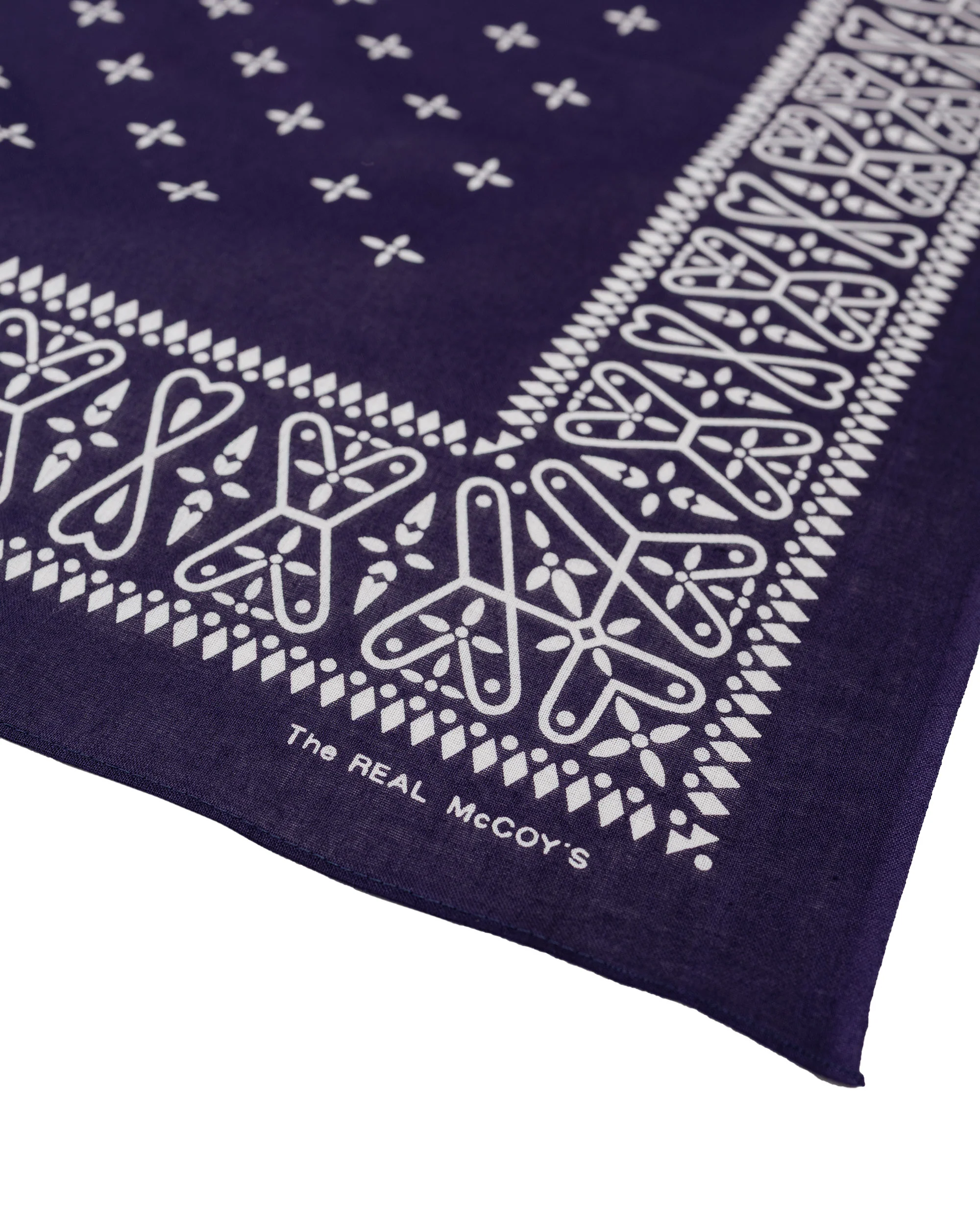 The Real McCoy’s MA26011 Bandana 'Cross' Navy - Image 2