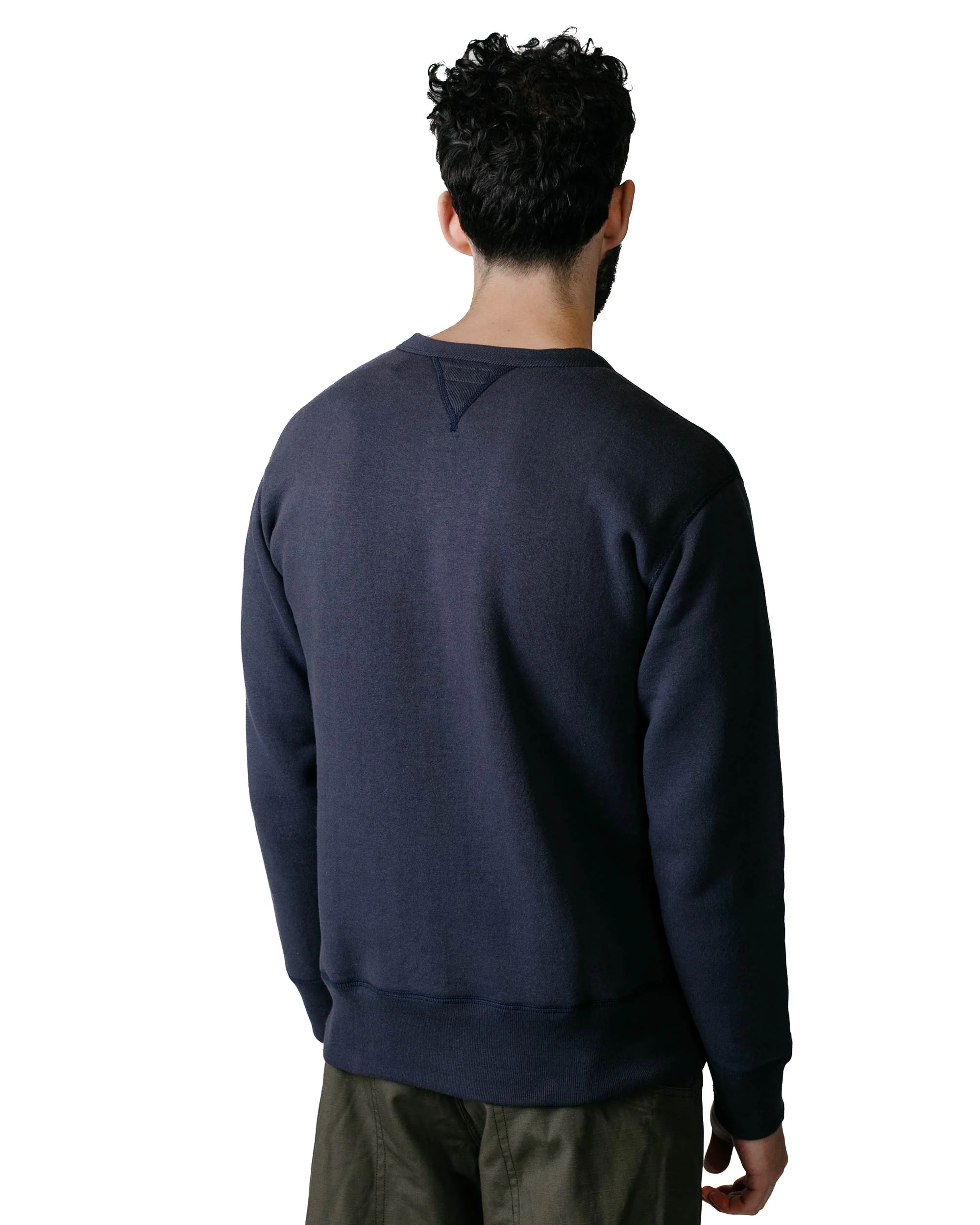 The Real McCoy’s MC13111 Sweatshirt / Loop Wheel Navy - Image 3