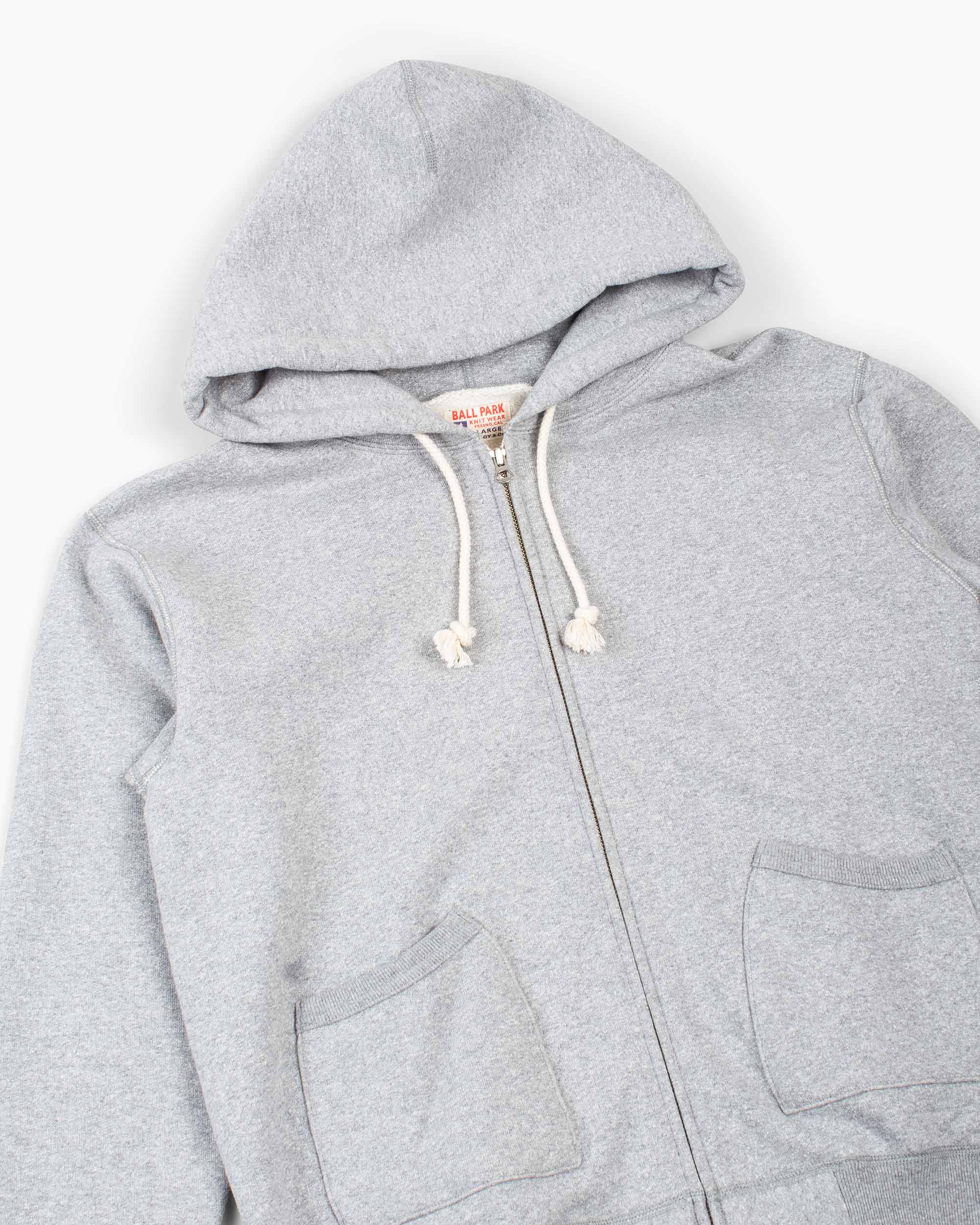 The Real McCoy’s MC18115 12oz. Full Zip Parka Medium Grey - Image 5