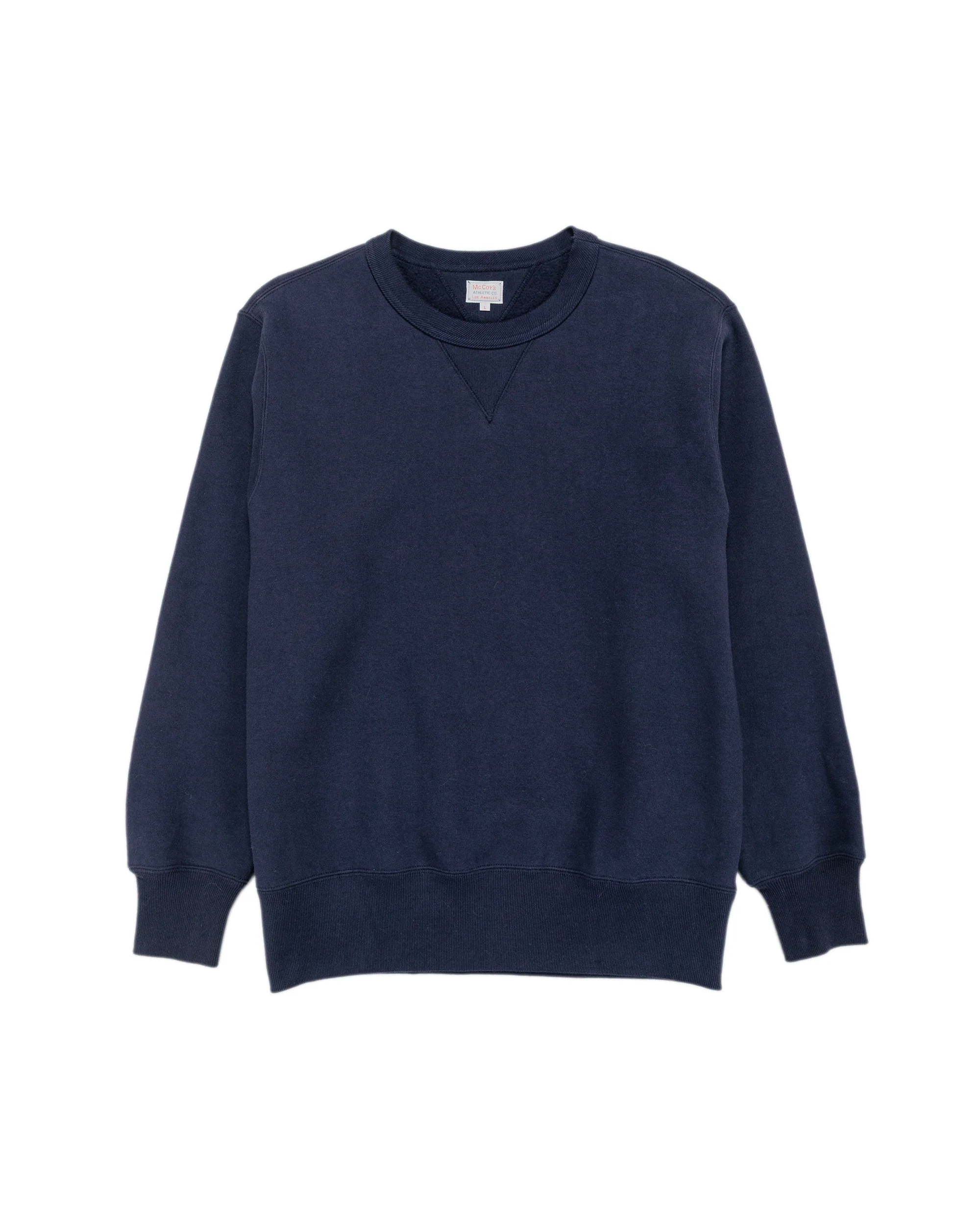 The Real McCoy’s MC24113 10 Oz. Loopwheel Crewneck Sweatshirt Navy