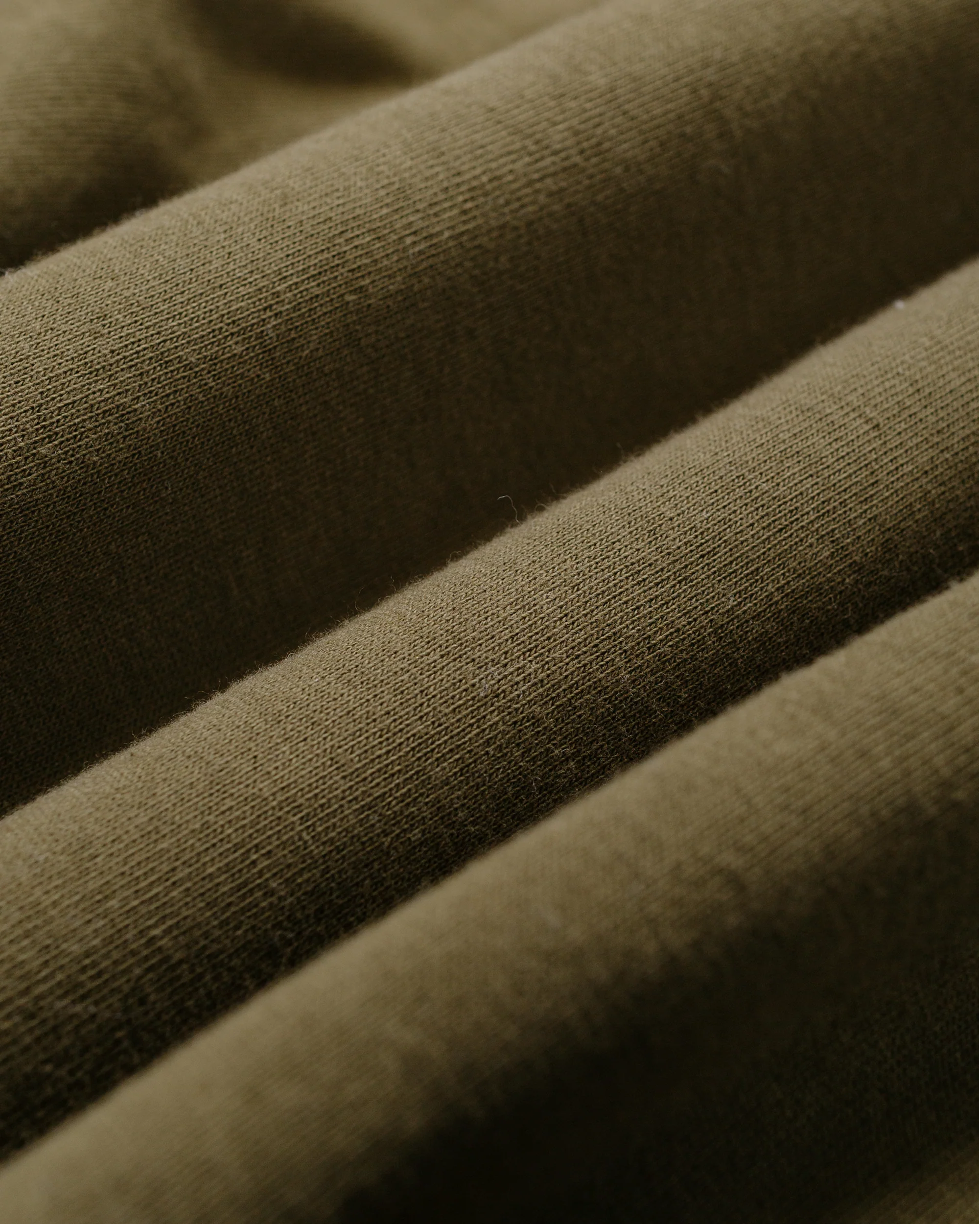 The Real McCoy’s MC24114 10 Oz. Loopwheel Hooded Sweatshirt Olive - Image 6