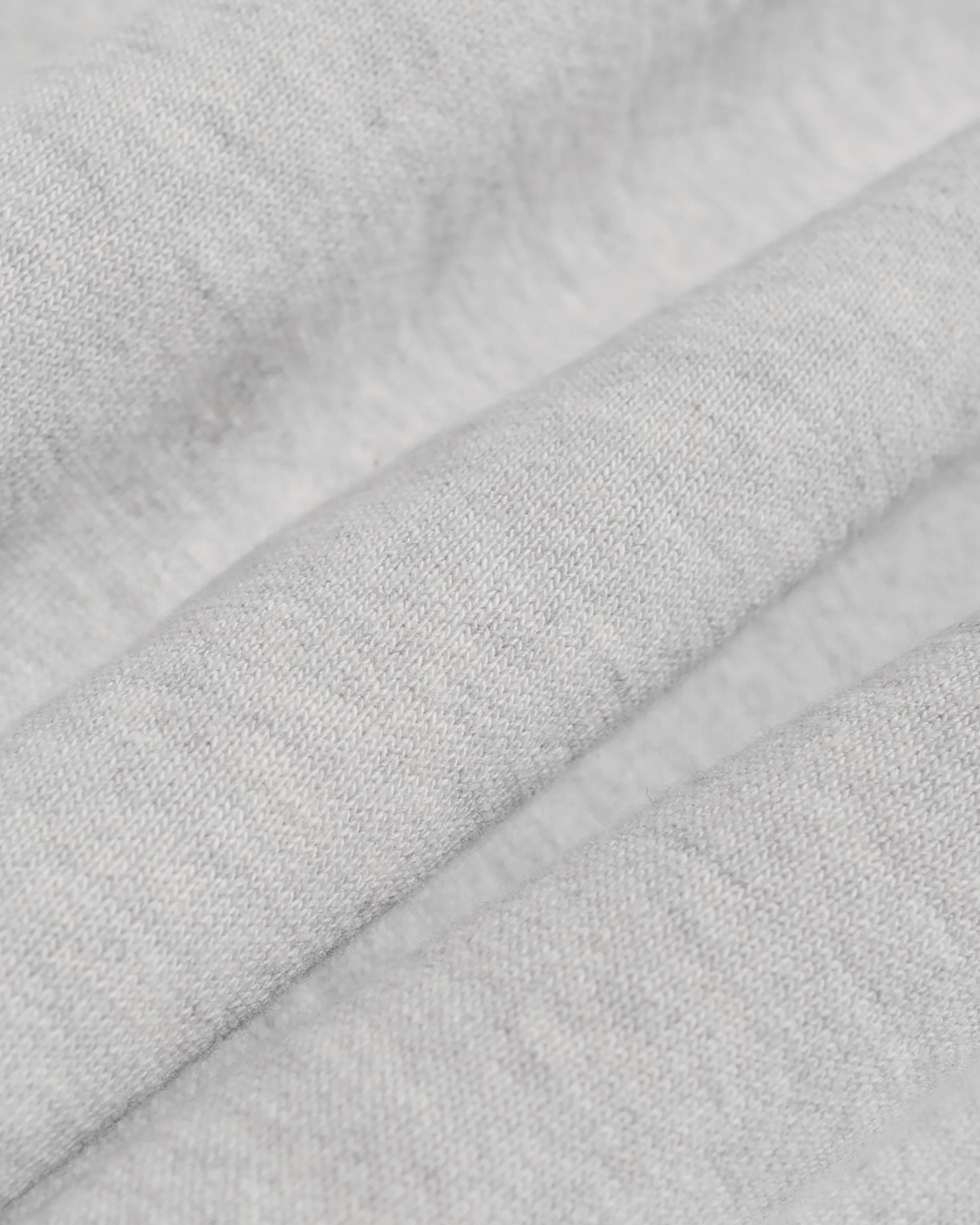 The Real McCoy’s MC24115 10 Oz. Loopwheel 1/4 Zip Sweatshirt Snow Gray - Image 5