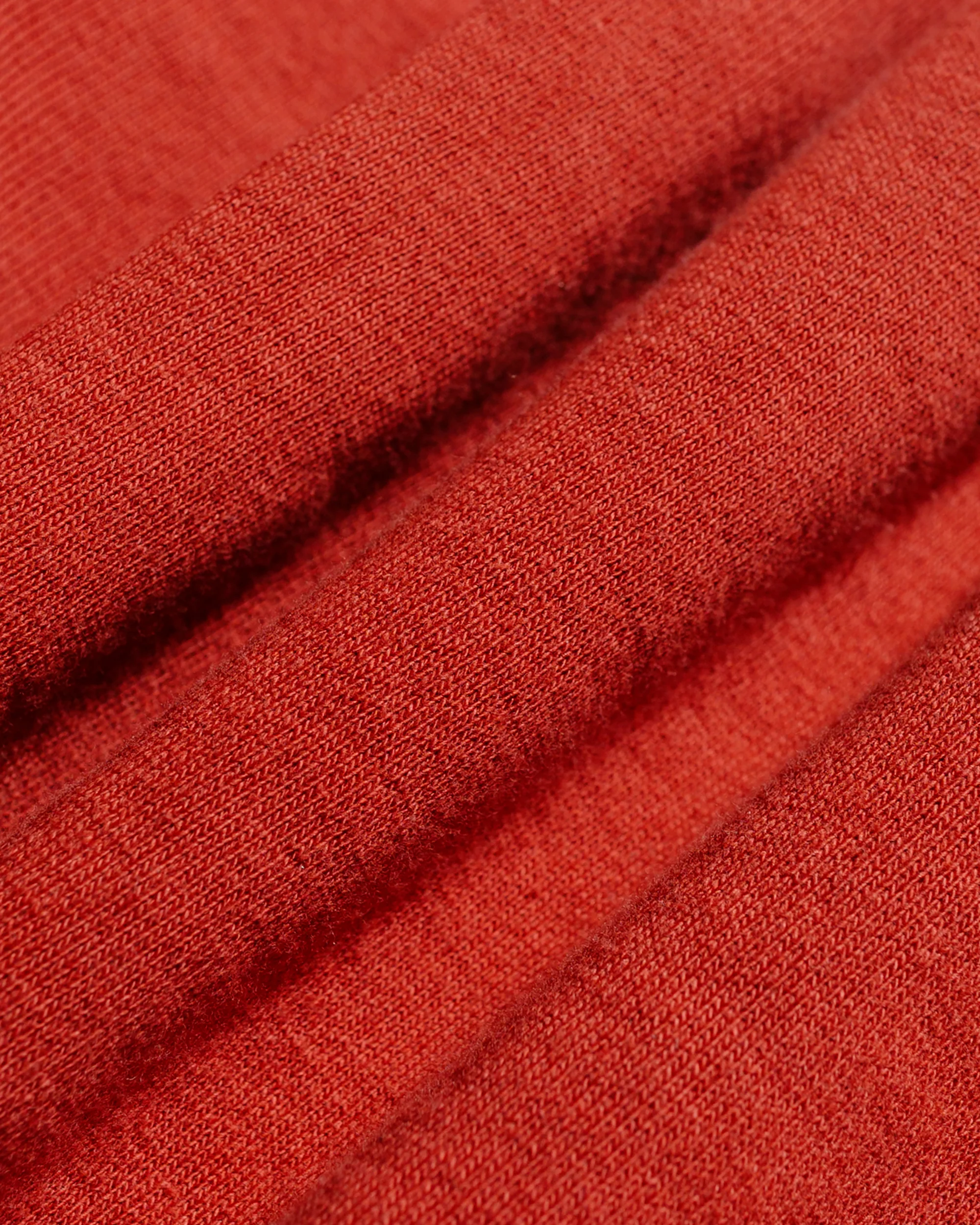 The Real McCoy’s MC24118 9 Oz. Loopwheel Raglan Hooded Sweatshirt Cherry - Image 6