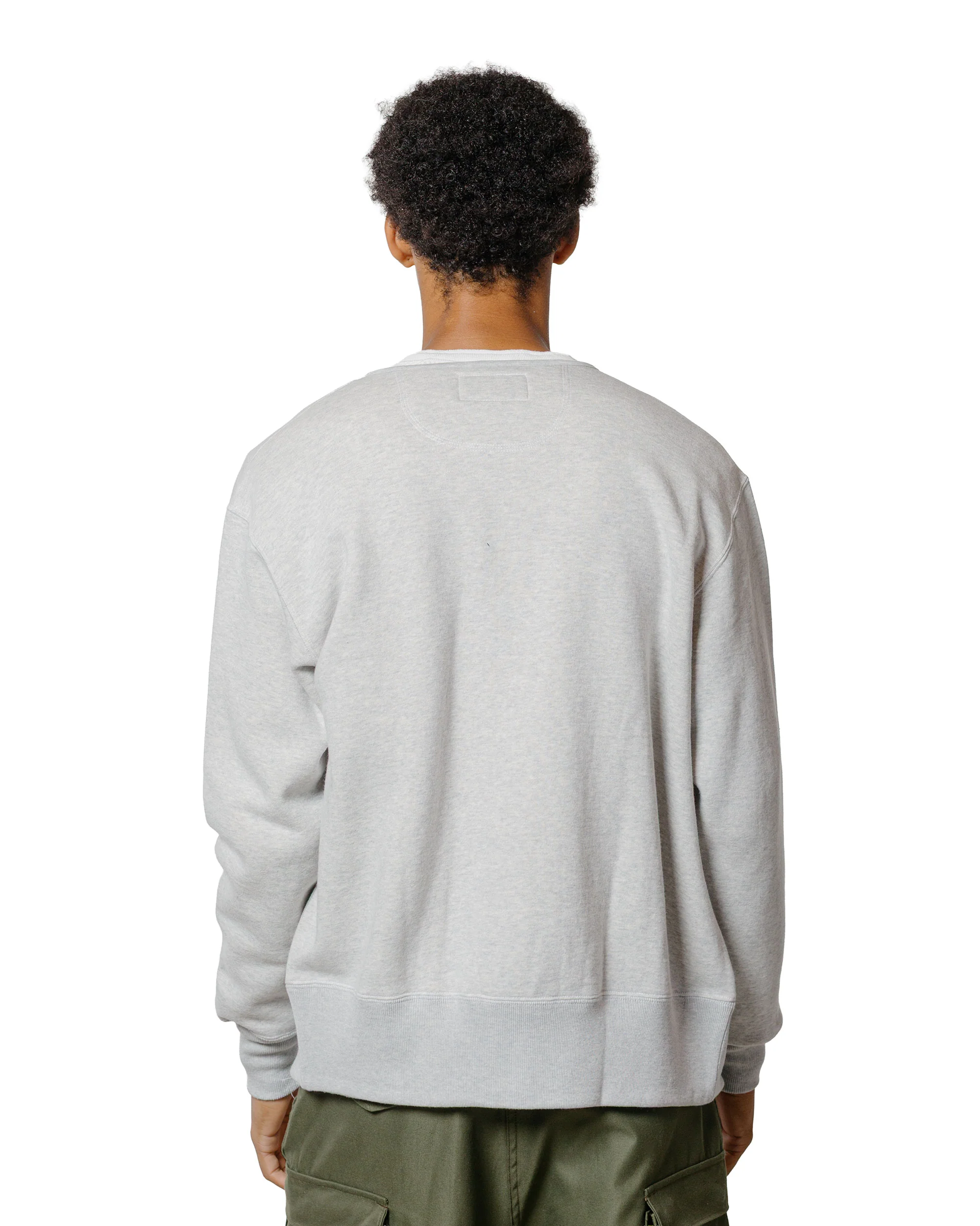 The Real McCoy’s MC25112 U.S.N. Cotton Cardigan Snow Grey - Image 3