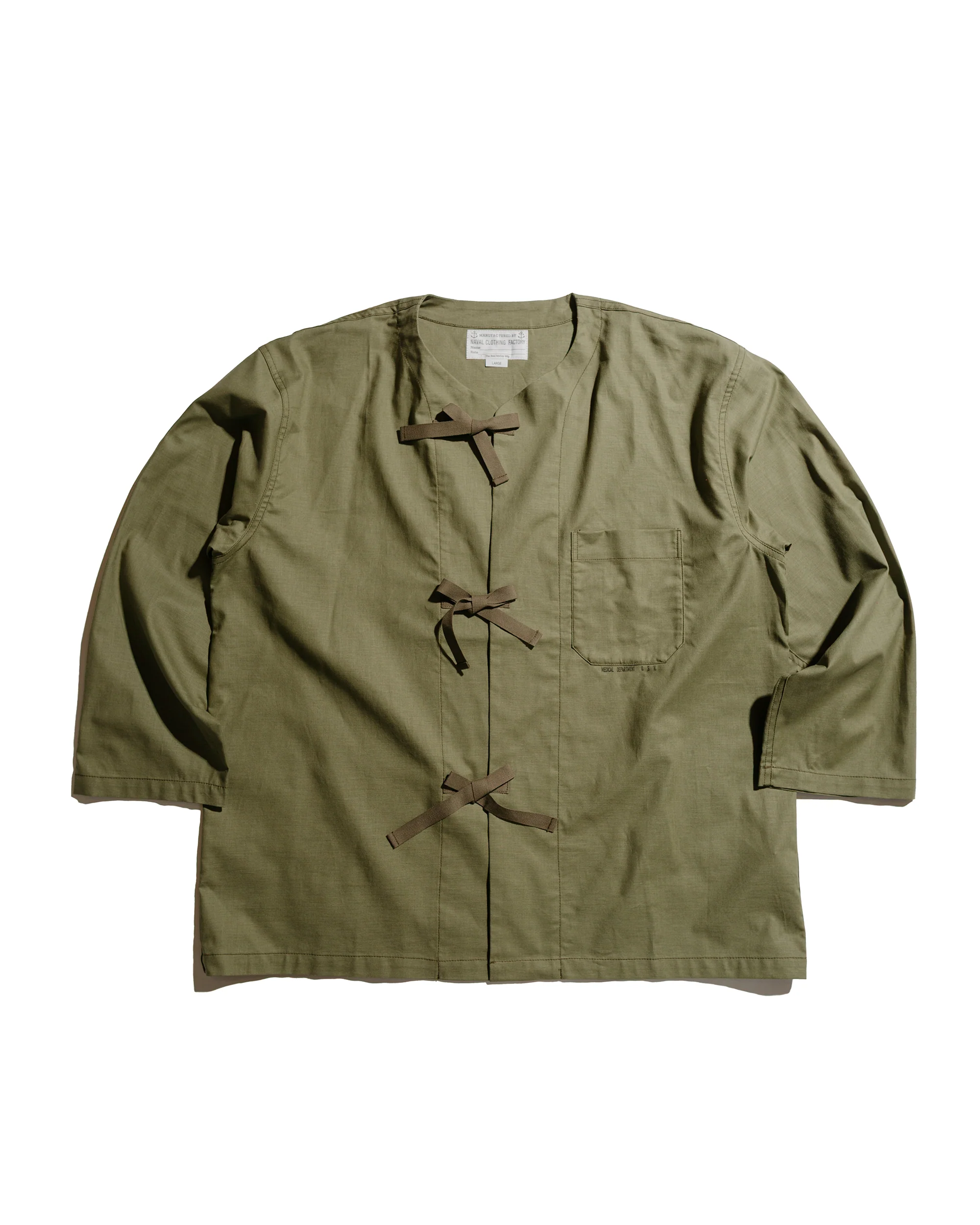 The Real McCoy’s MS25008 USN Medical Department Sleeping Shirt Olive