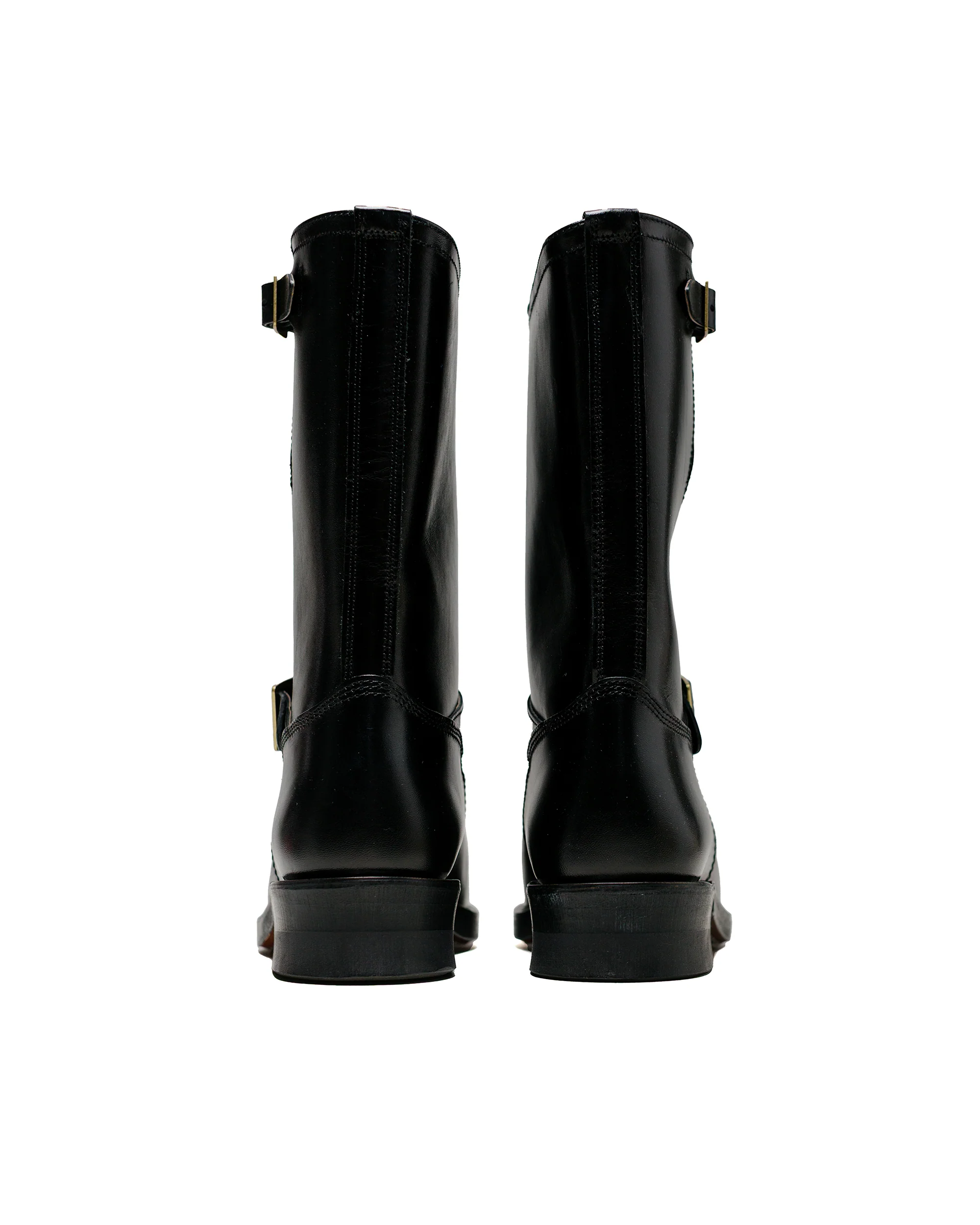 The Real McCoy's BA23101 Buco Narrow Engineer Boots / Buttock Black - Image 4