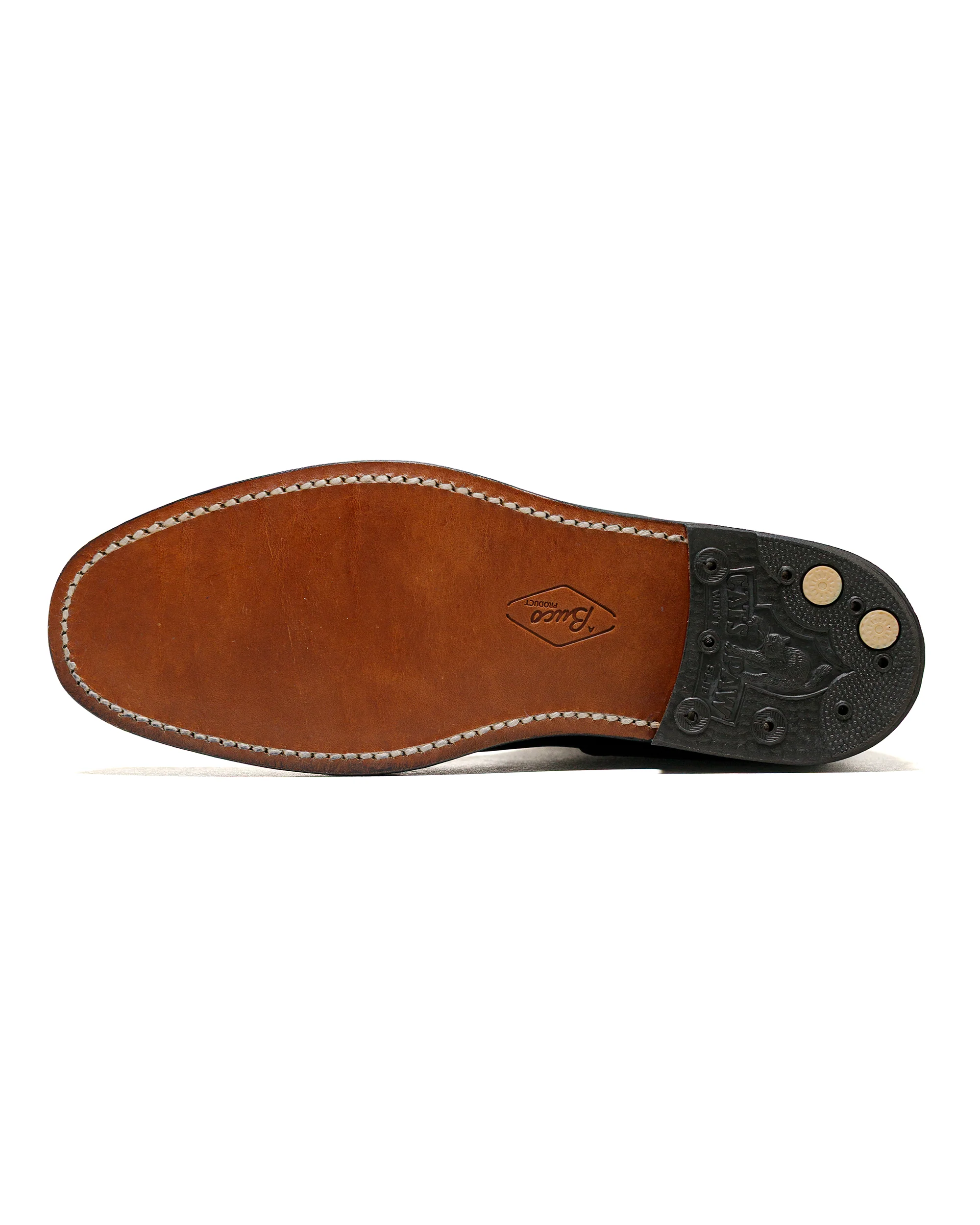 The Real McCoy's BA23101 Buco Narrow Engineer Boots / Buttock Black - Image 5