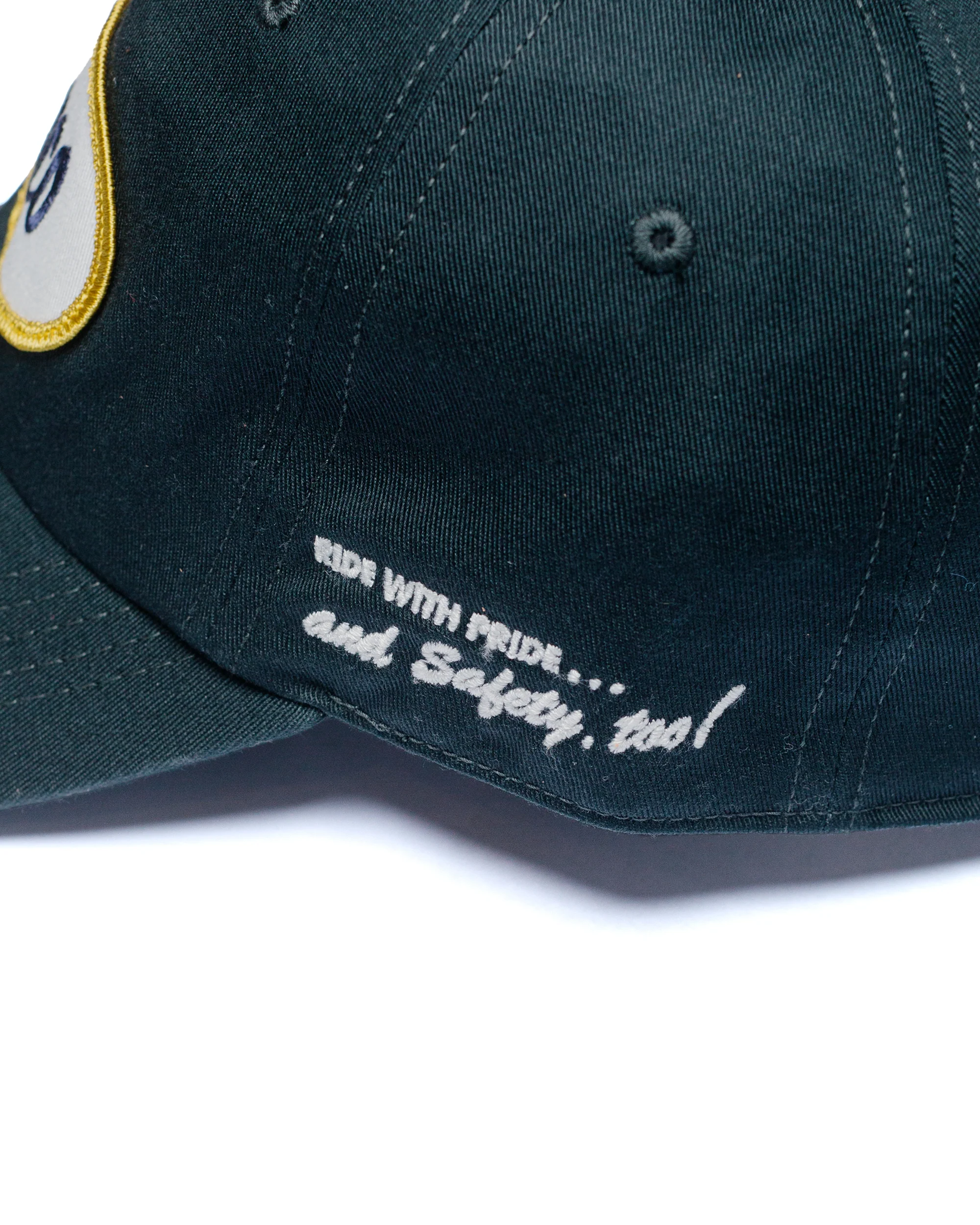 The Real McCoy's BA24102 Buco Logo Cap / Oval Charcoal - Image 2