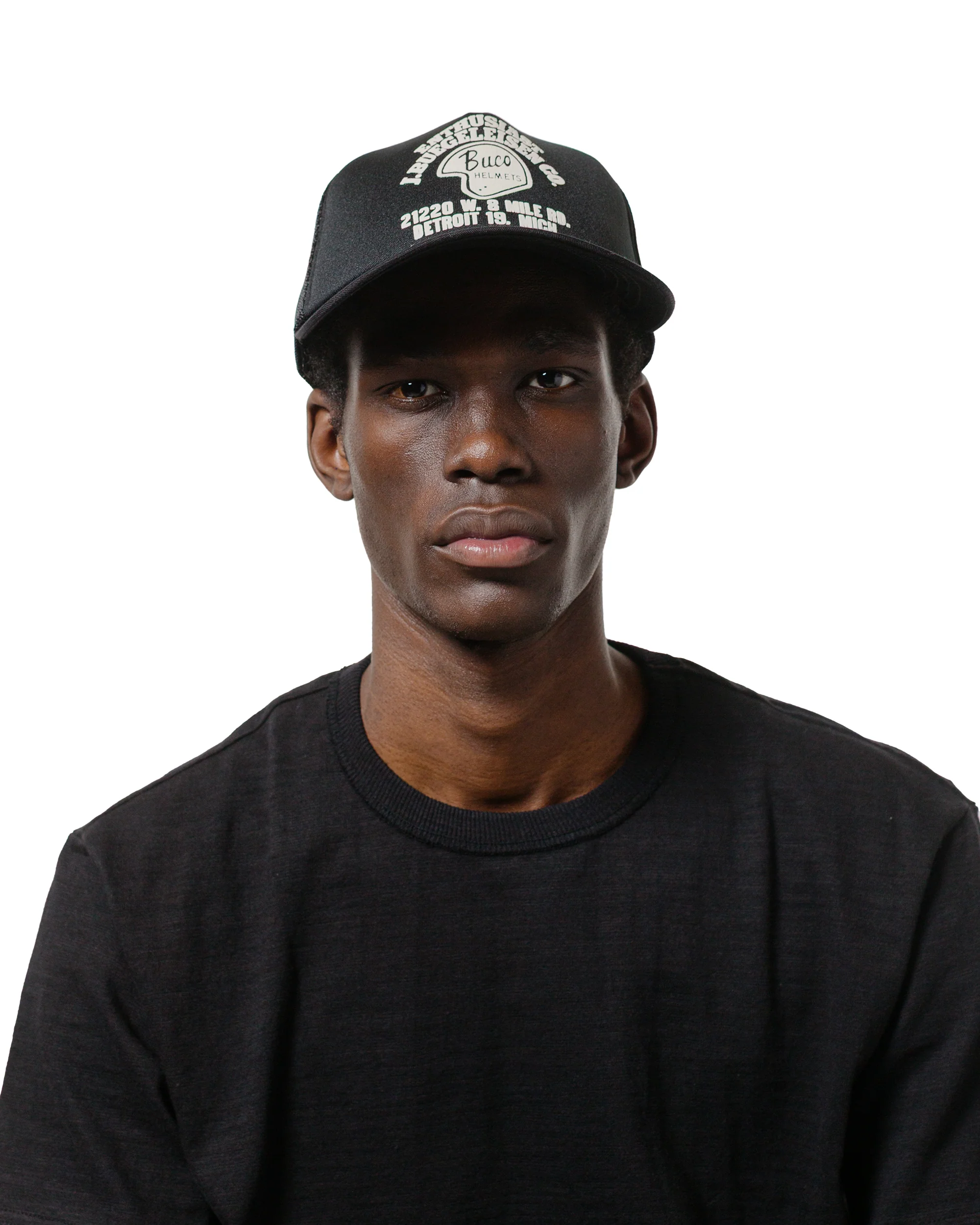 The Real McCoy's BA25004 Buco Mesh Cap / Enthusiast Black - Image 2