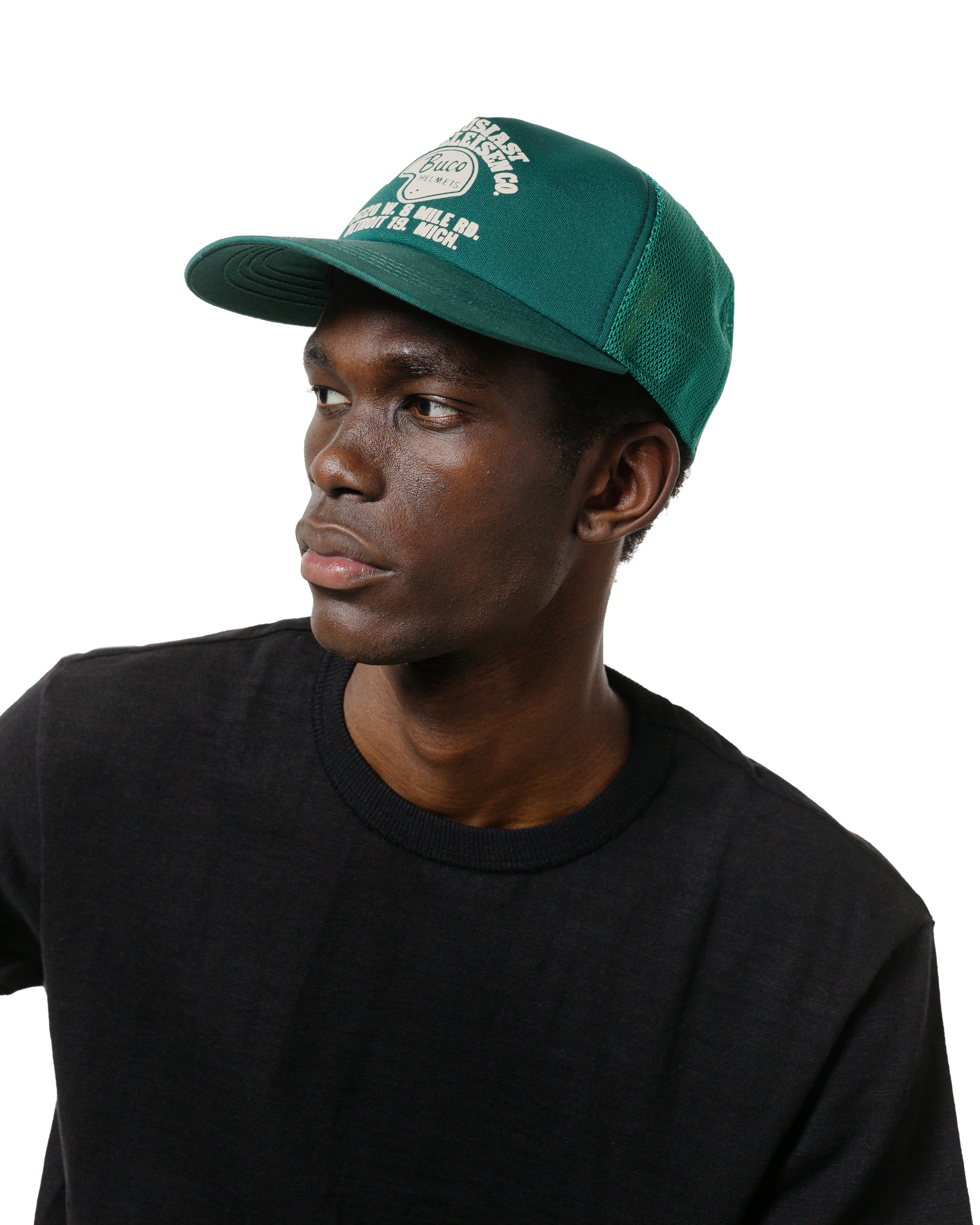 The Real McCoy's BA25004 Buco Mesh Cap / Enthusiast Green - Image 2