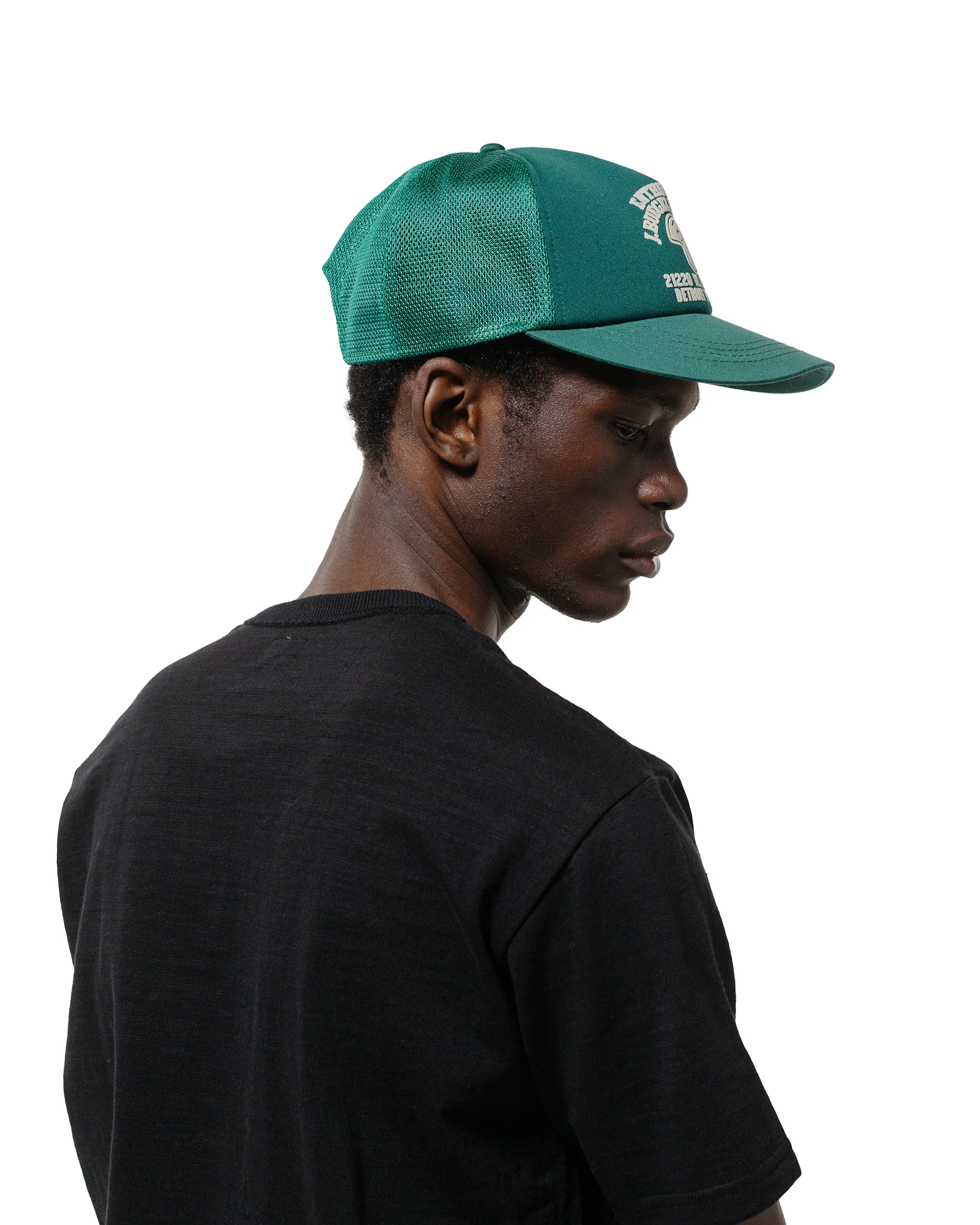 The Real McCoy's BA25004 Buco Mesh Cap / Enthusiast Green - Image 3