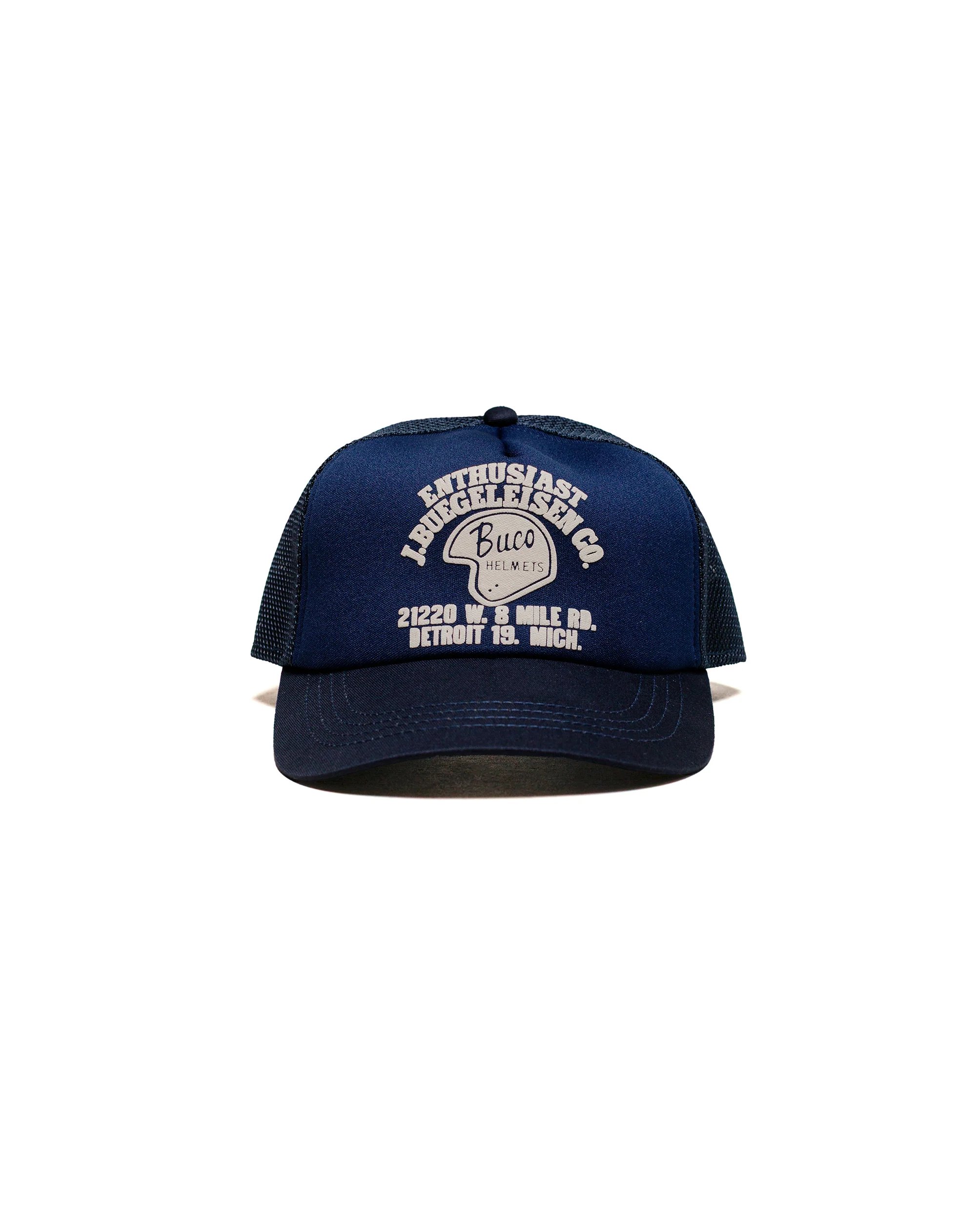 The Real McCoy's BA25004 Buco Mesh Cap / Enthusiast Navy