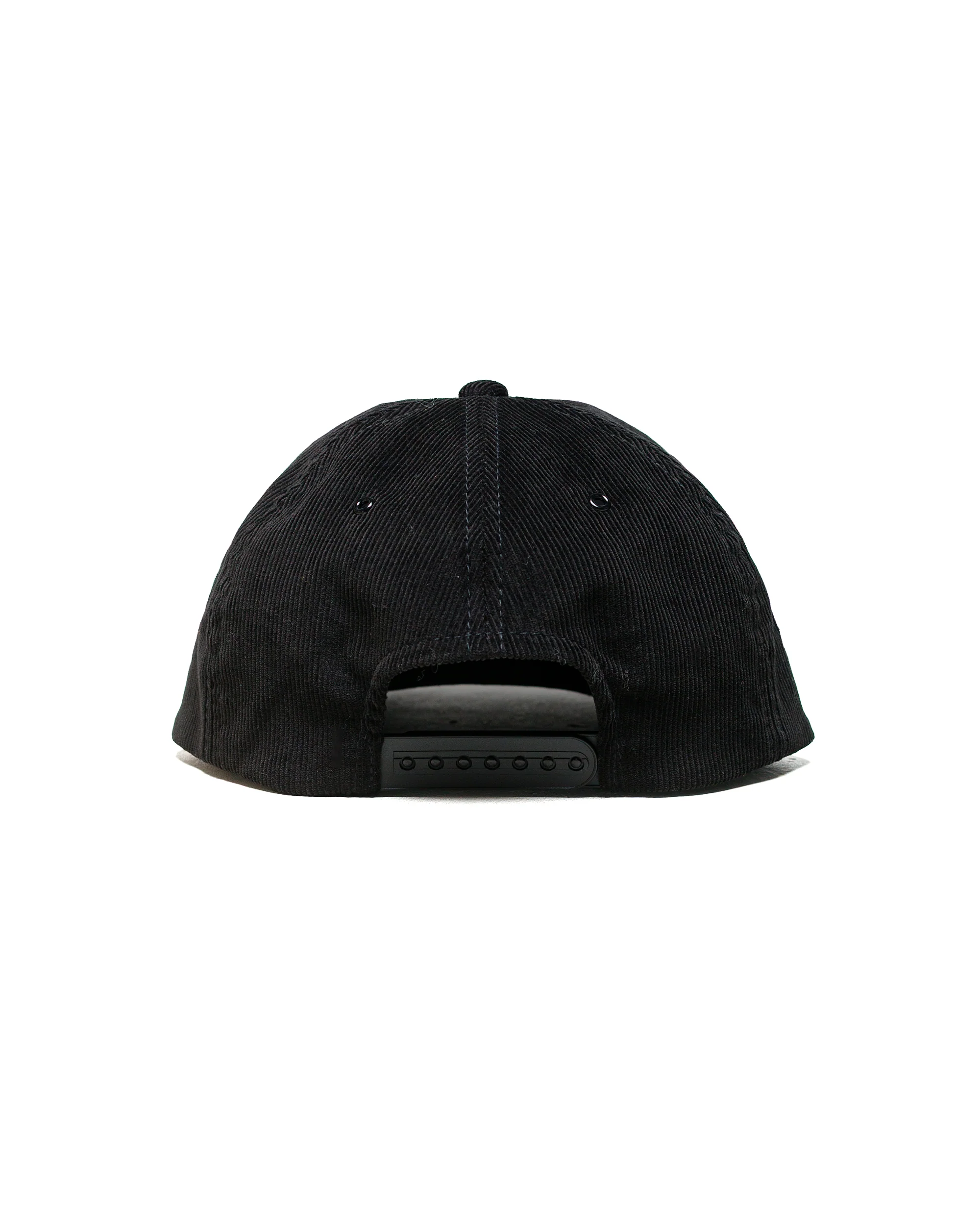 The Real McCoy's BA25106 Five Panel Corduroy Cap / Look At How Buco Did It! Black - Image 2