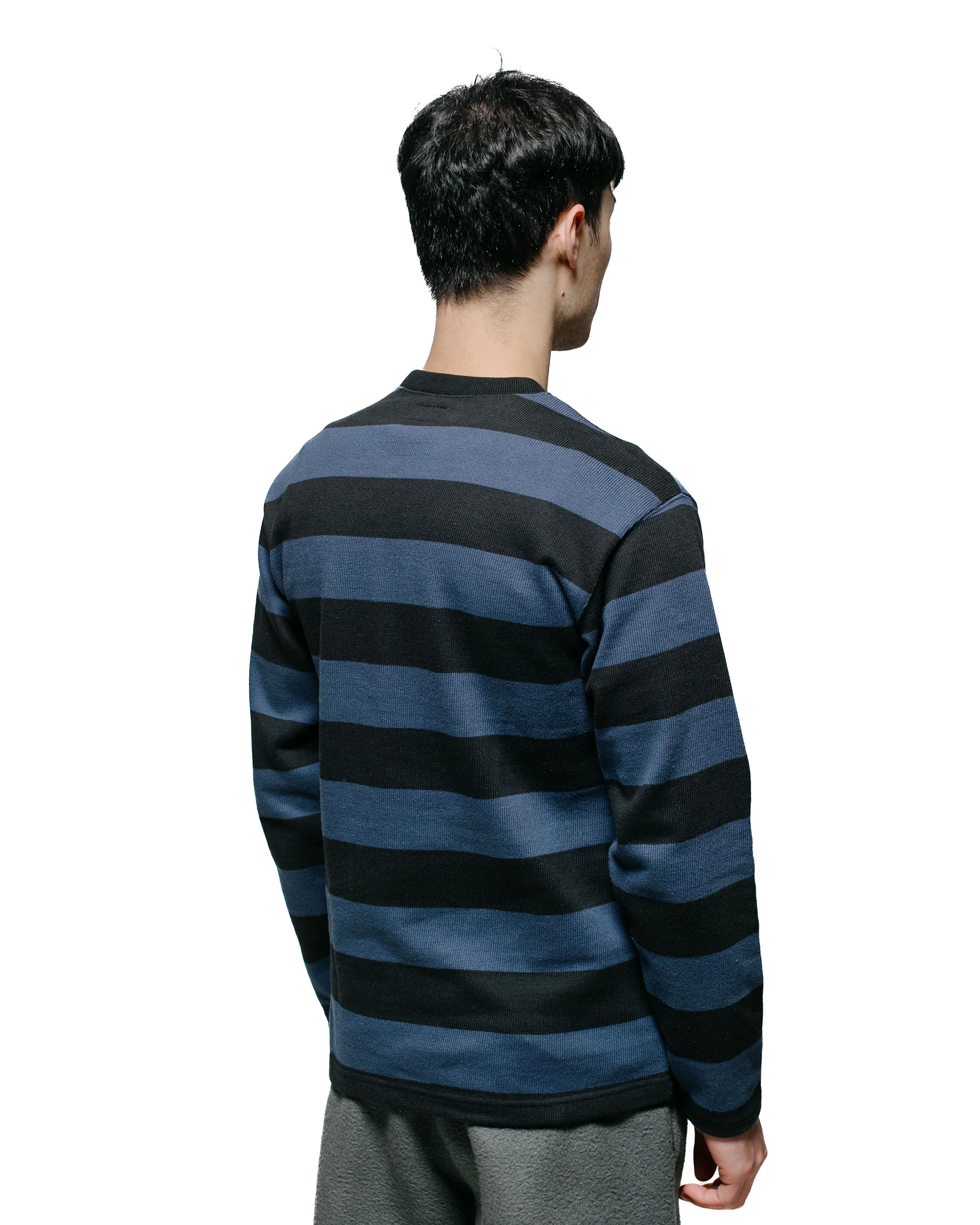 The Real McCoy's BC18104 Buco Stripe Racing Jersey Black/Blue - Image 3