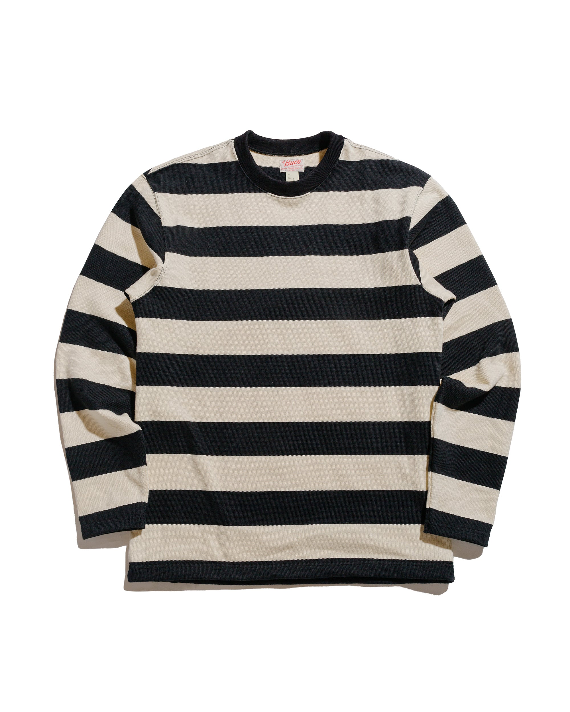 The Real McCoy's BC24101 Buco Stripe Racing Jersey Black/White
