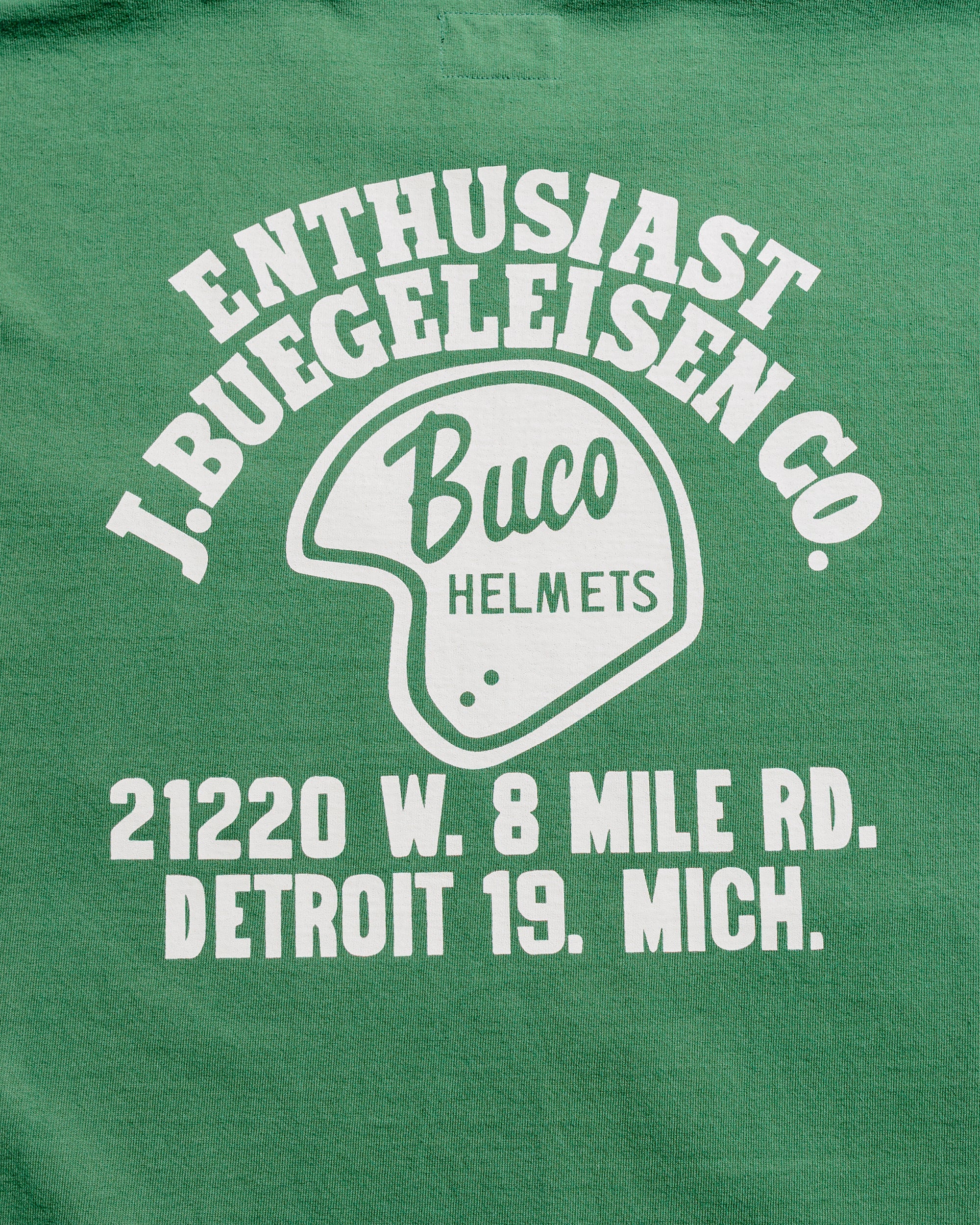 The Real McCoy's BC25005 Buco Tee / Enthusiast Green - Image 5