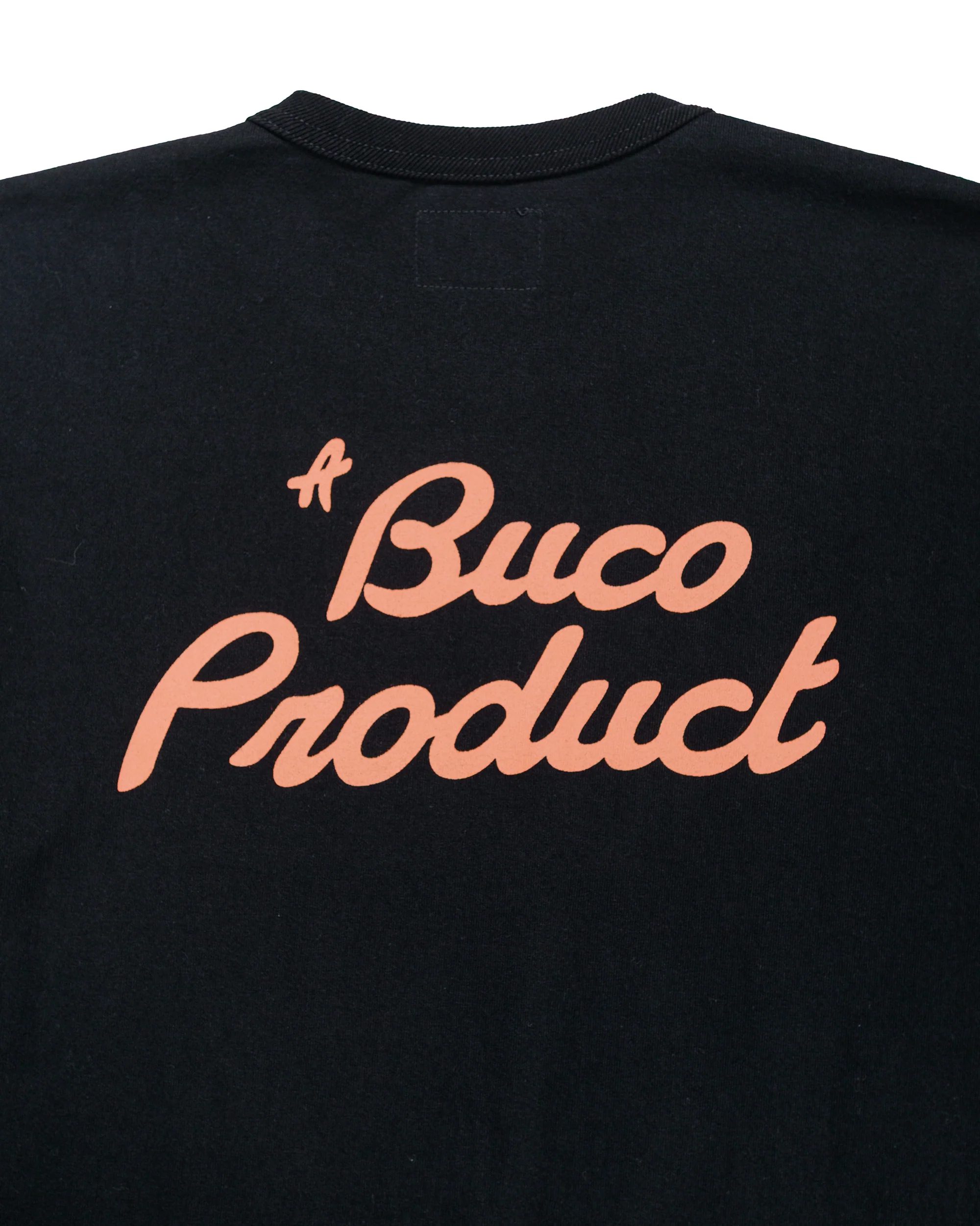 The Real McCoy's BC25105 BUCO L/S Tee / Look At How Buco Did It! Black - Image 5