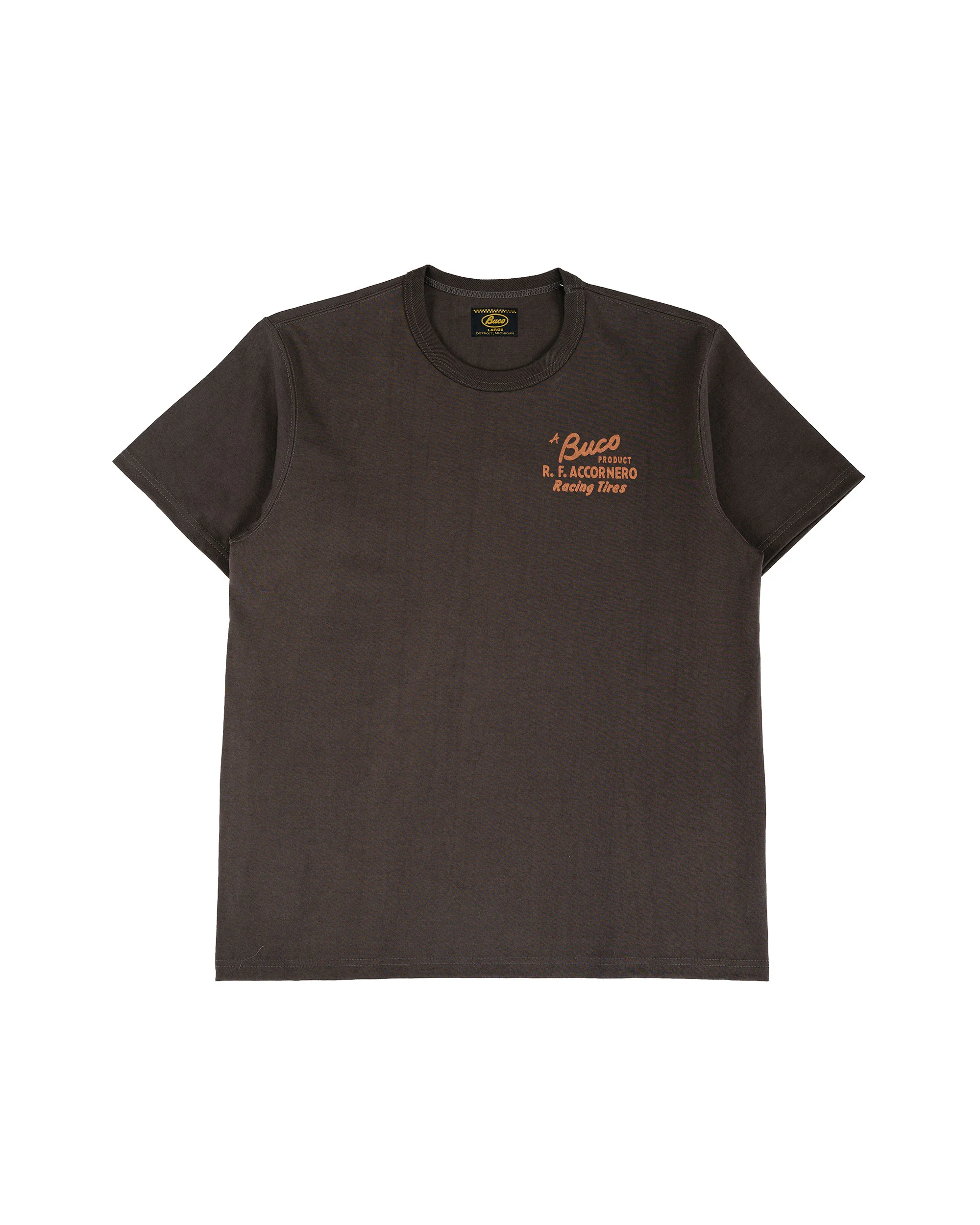 The Real McCoy's BC26007 Buco Tee / R.F. Accornero Charcoal