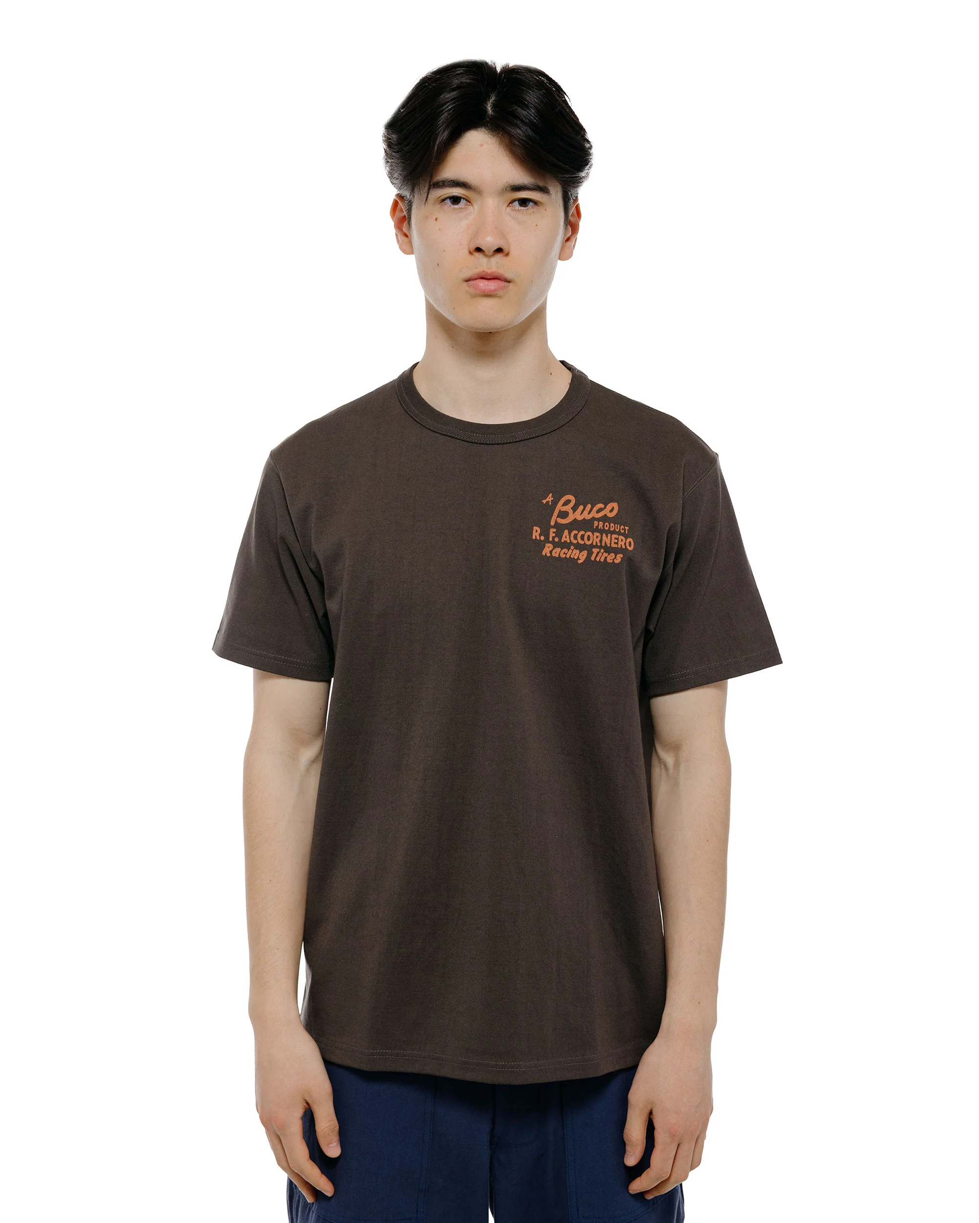 The Real McCoy's BC26007 Buco Tee / R.F. Accornero Charcoal - Image 2