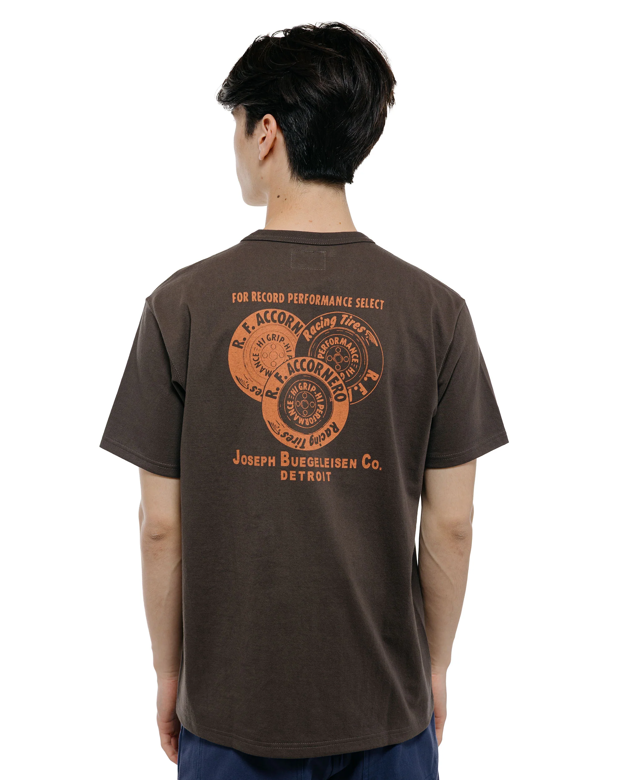 The Real McCoy's BC26007 Buco Tee / R.F. Accornero Charcoal - Image 3