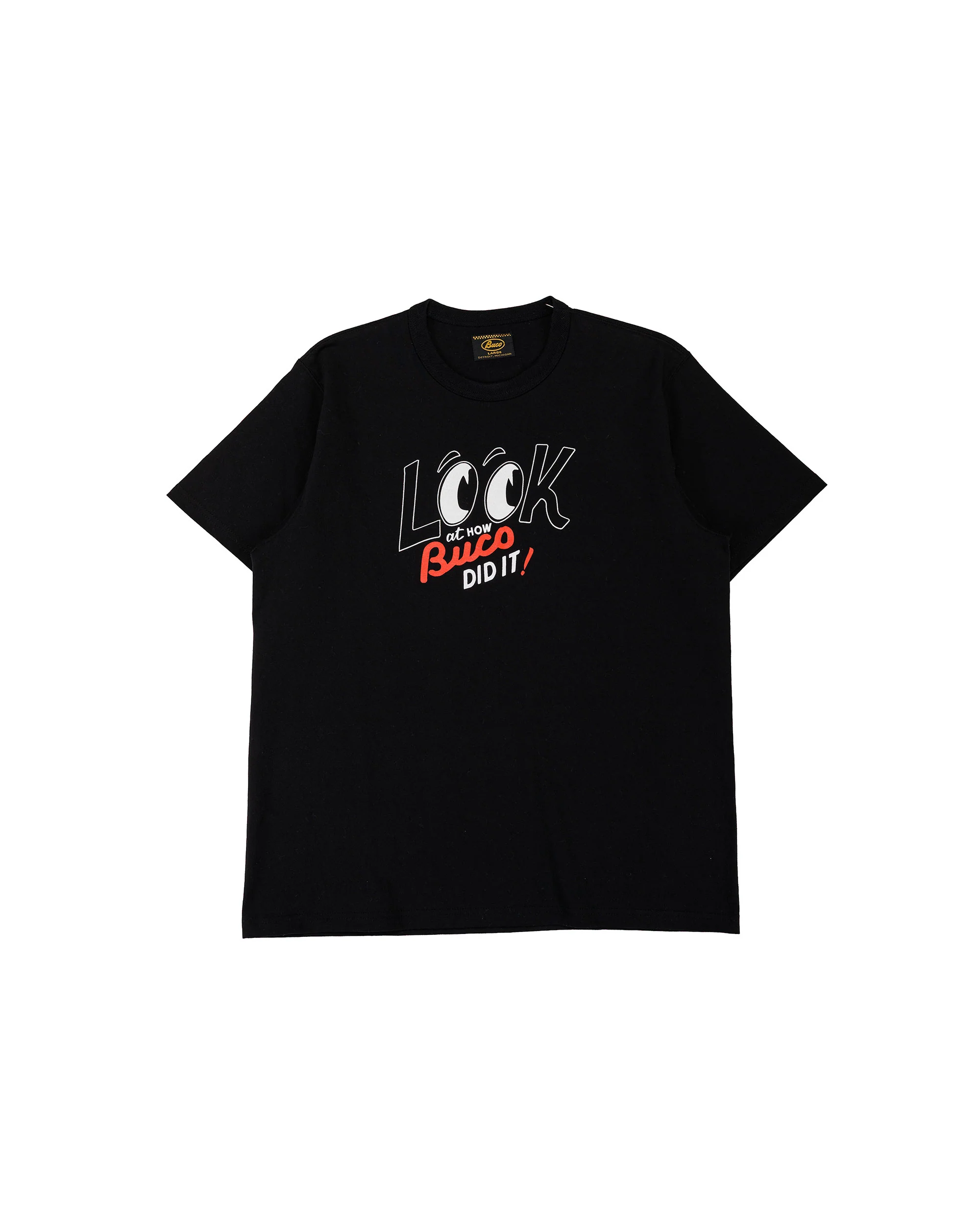 The Real McCoy's BC26002 BUCO Tee / Look At How Buco Did It! Black