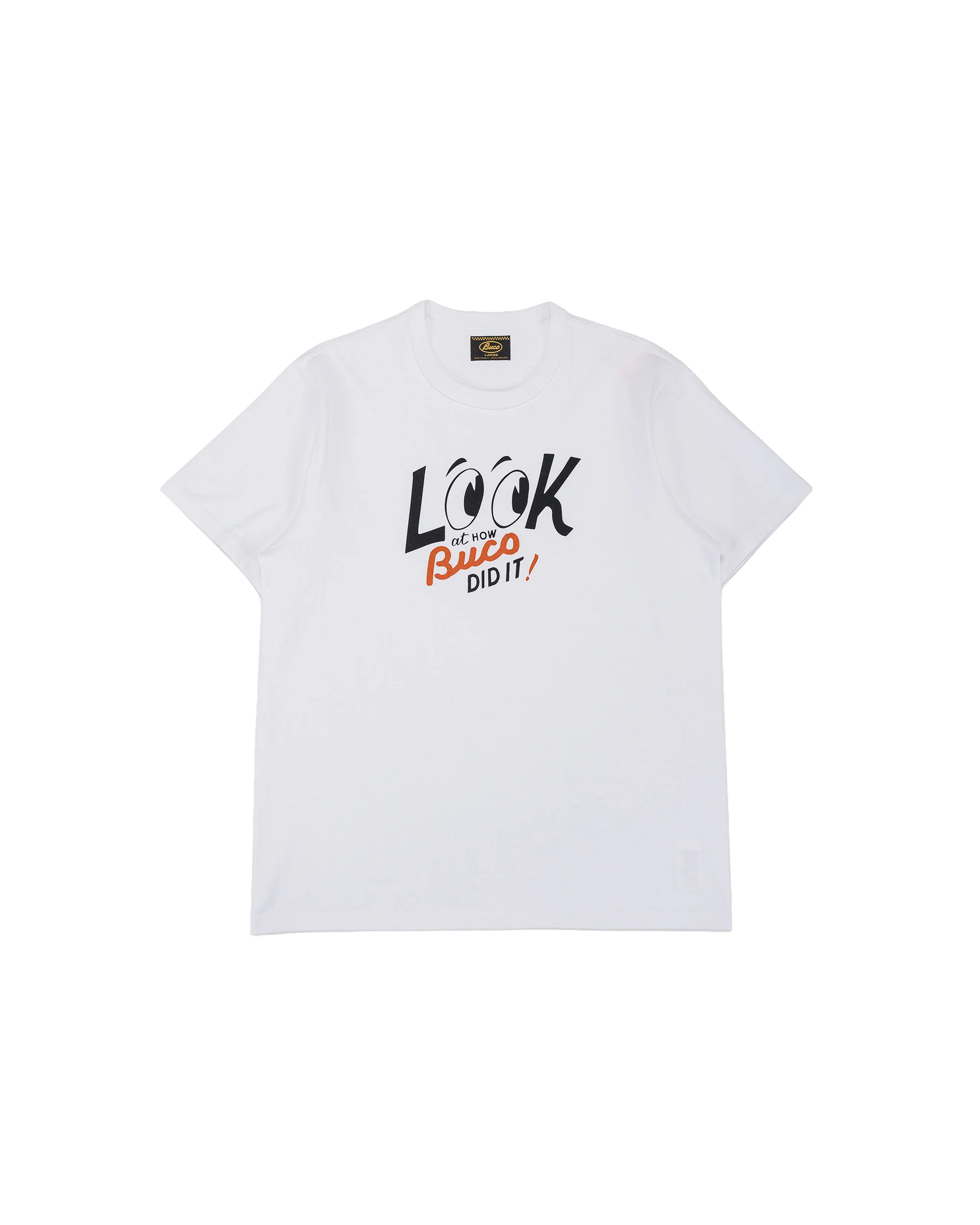 The Real McCoy's BC26002 BUCO Tee / Look At How Buco Did It! White