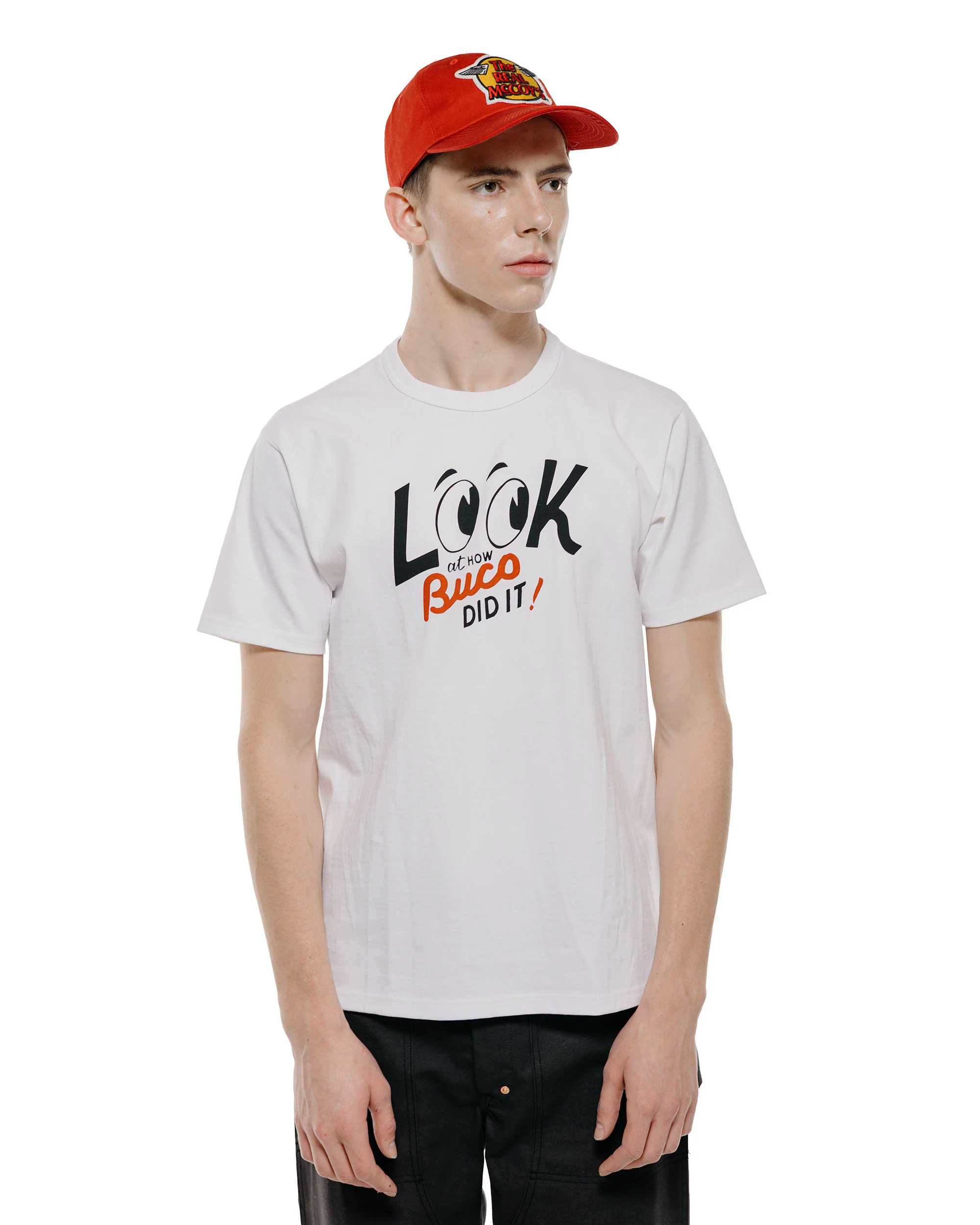 The Real McCoy's BC26002 BUCO Tee / Look At How Buco Did It! White - Image 2