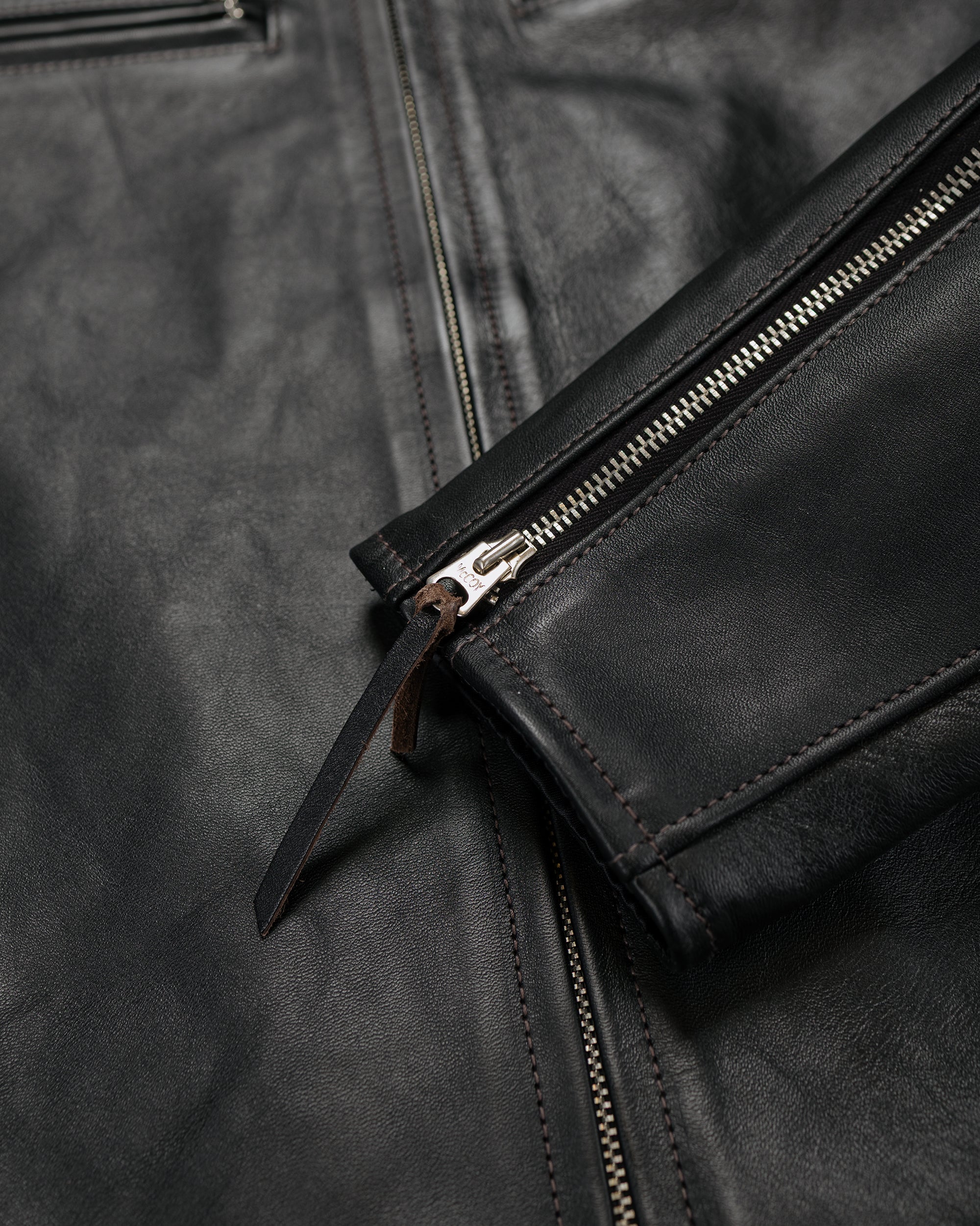 The Real McCoy's BJ19110 Buco J-100 Jacket Black - Image 6