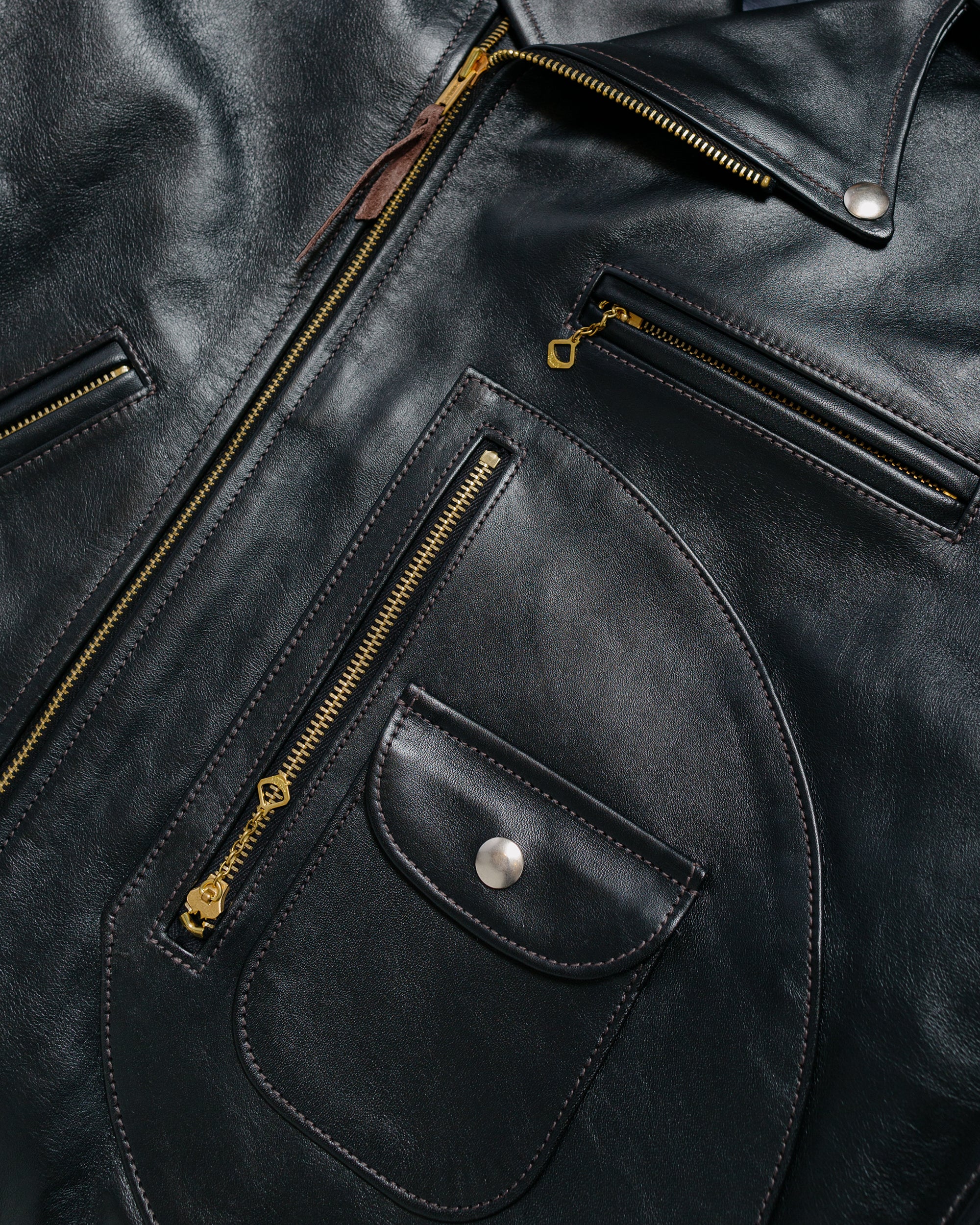 The Real McCoy's BJ21101 Buco J-24 Jacket Black - Image 5