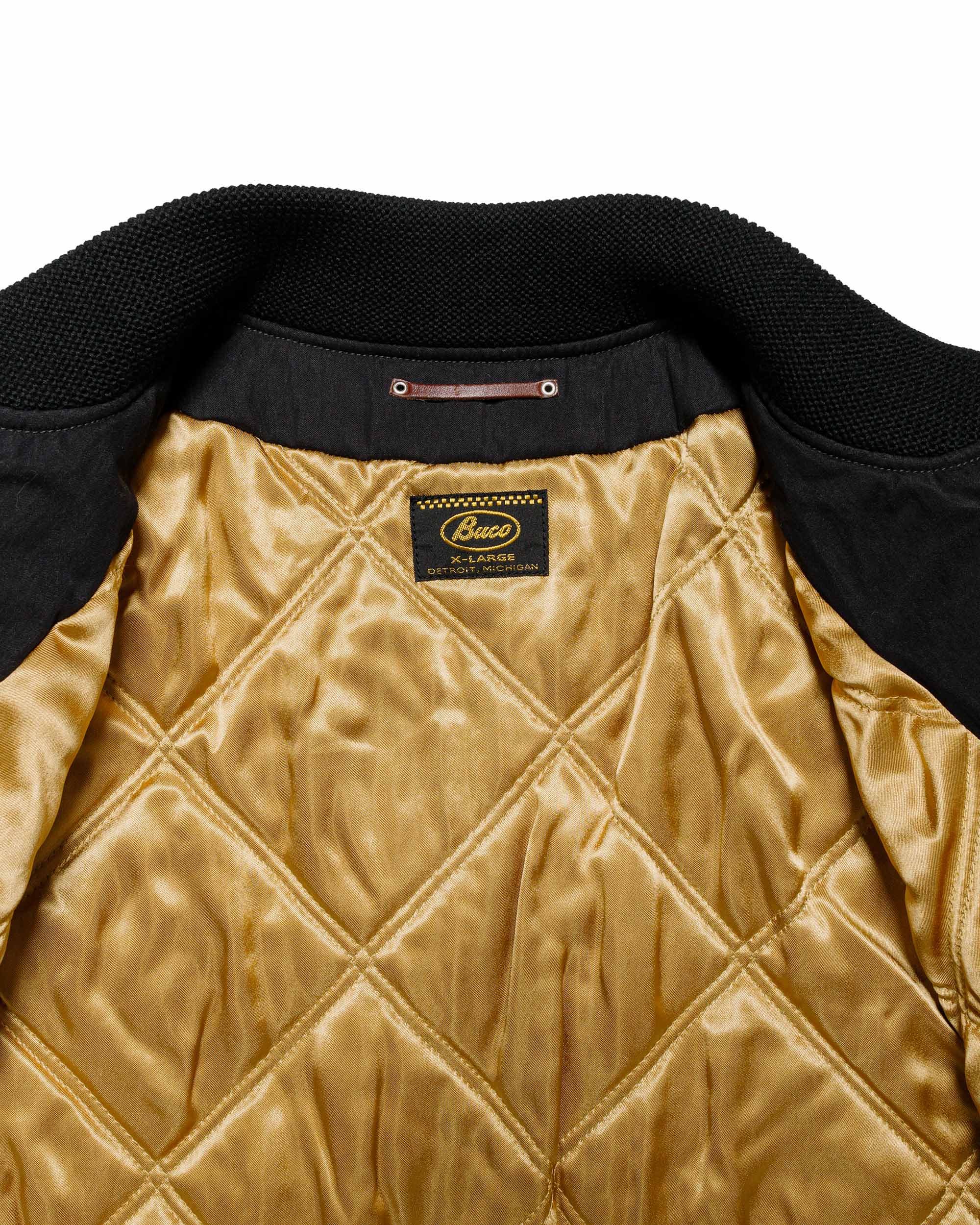 The Real McCoy's BJ24002 Buco Cape Shoulder Sports Jacket Black - Image 5