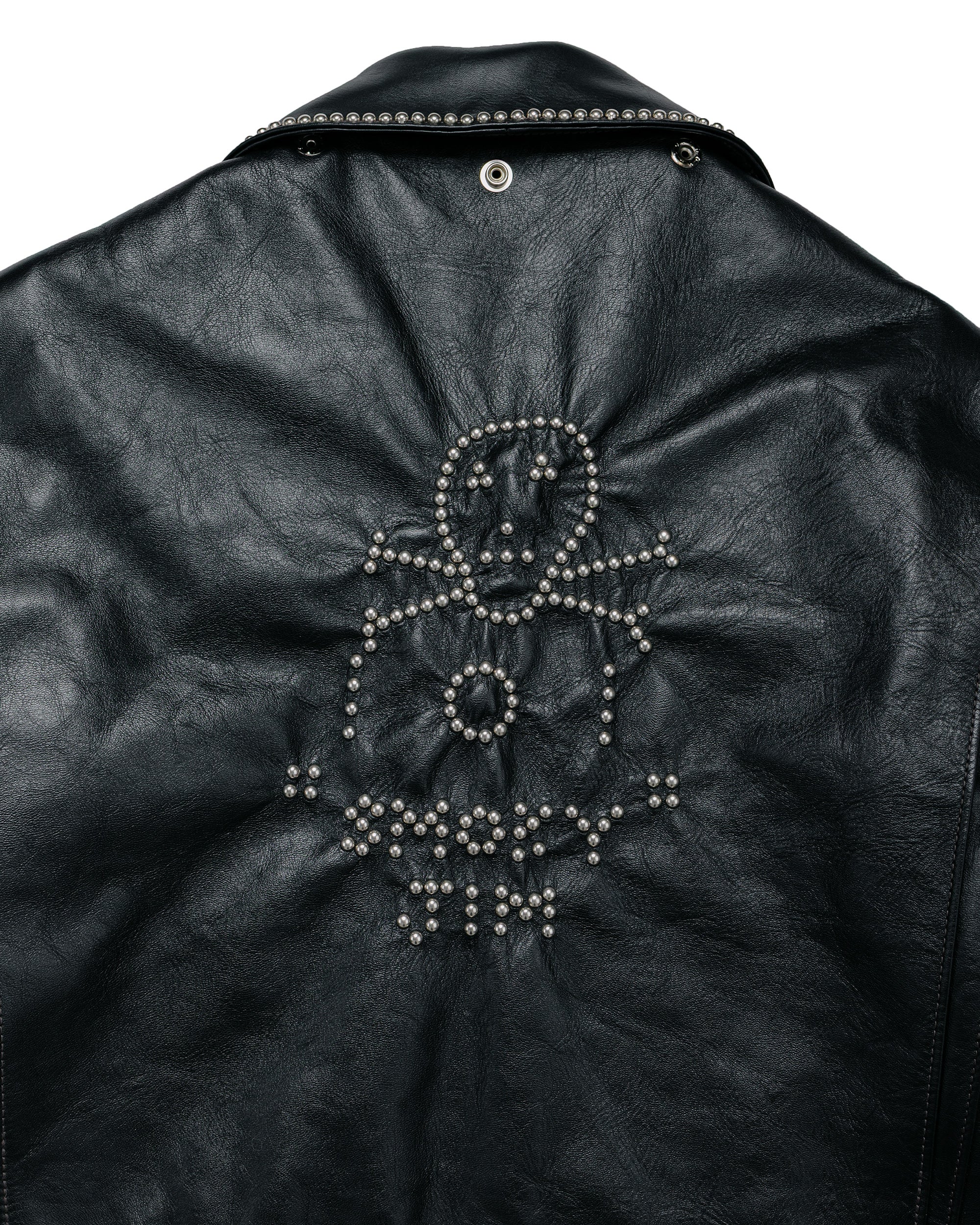 The Real McCoy's BJ24101 Buco J-24 Smoky Jim Leather Jacket Black - Image 8