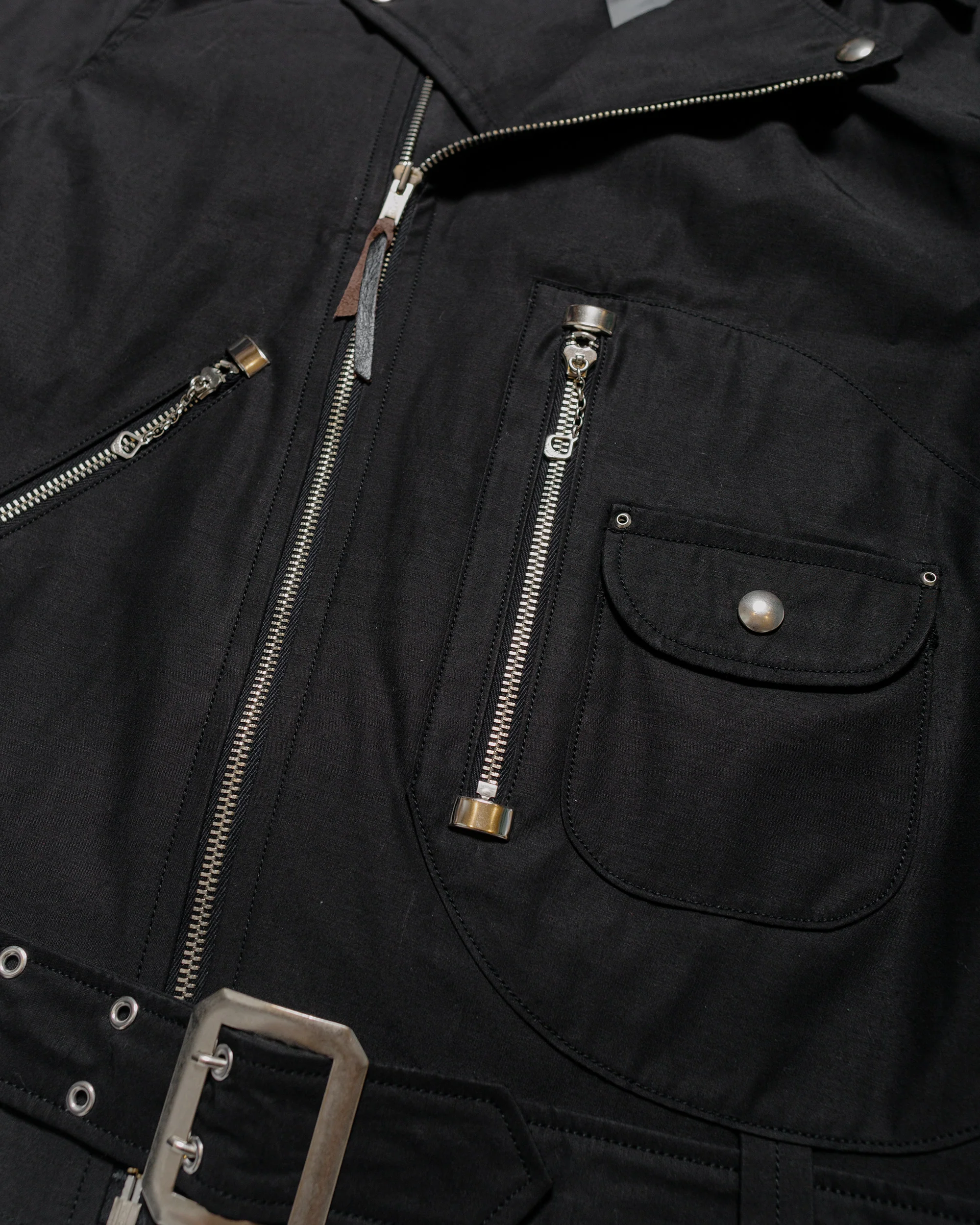 The Real McCoy's BJ24102 Buco J-24 Satin Twill Jacket Black - Image 5