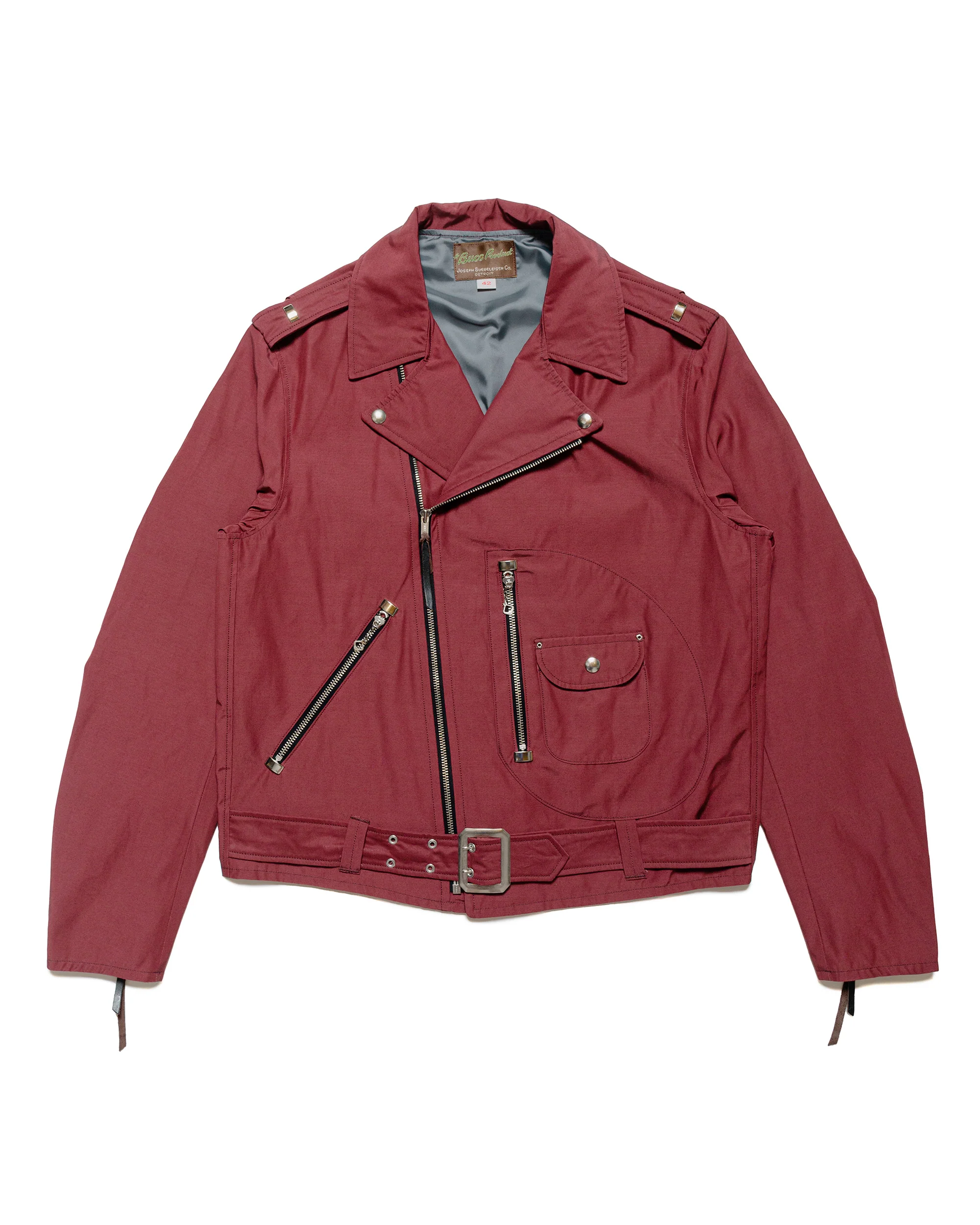 The Real McCoy's BJ24102 Buco J-24 Satin Twill Jacket Burgundy