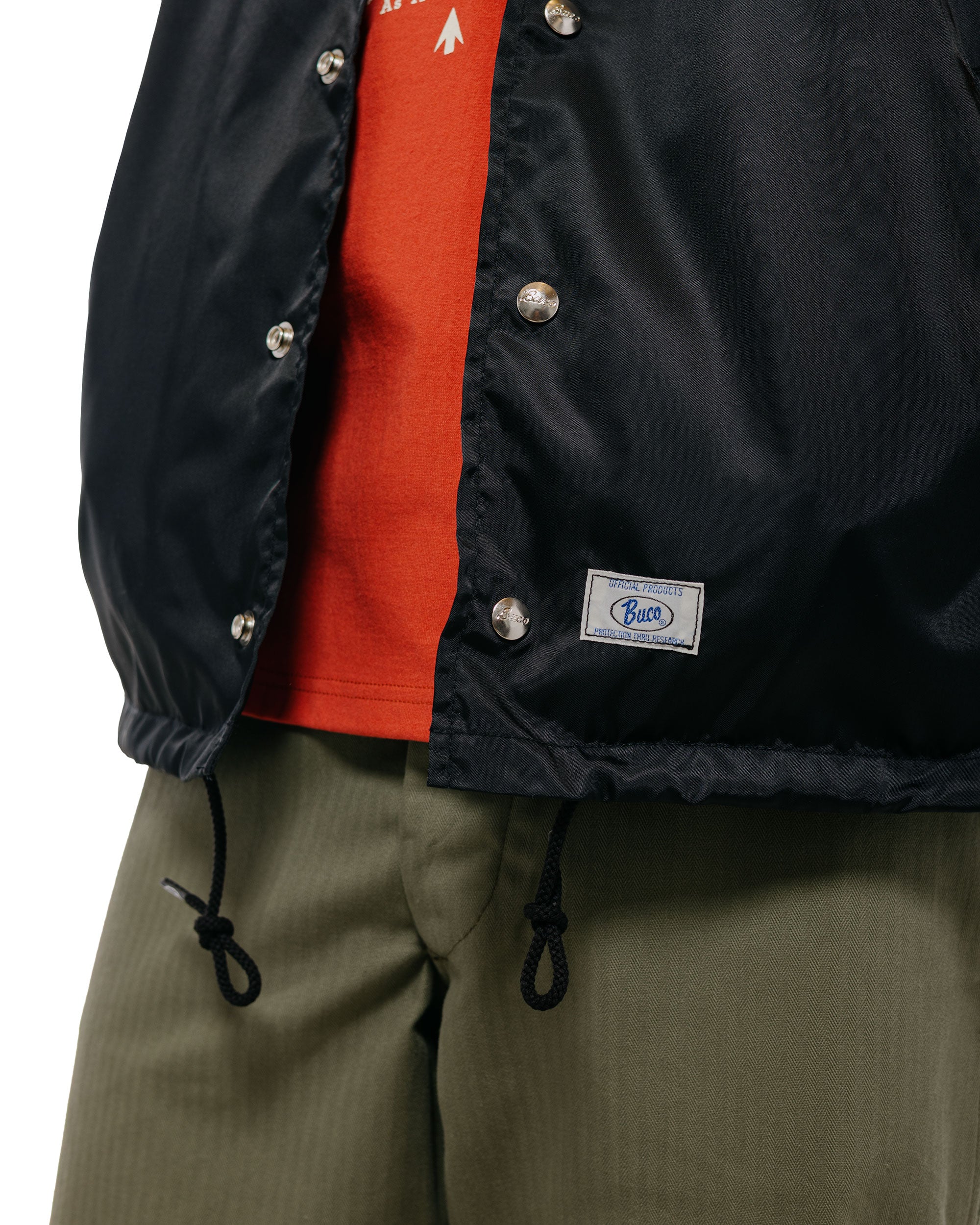 The Real McCoy's BJ26001 Buco Coach Jacket / Enthusiast Black - Image 3