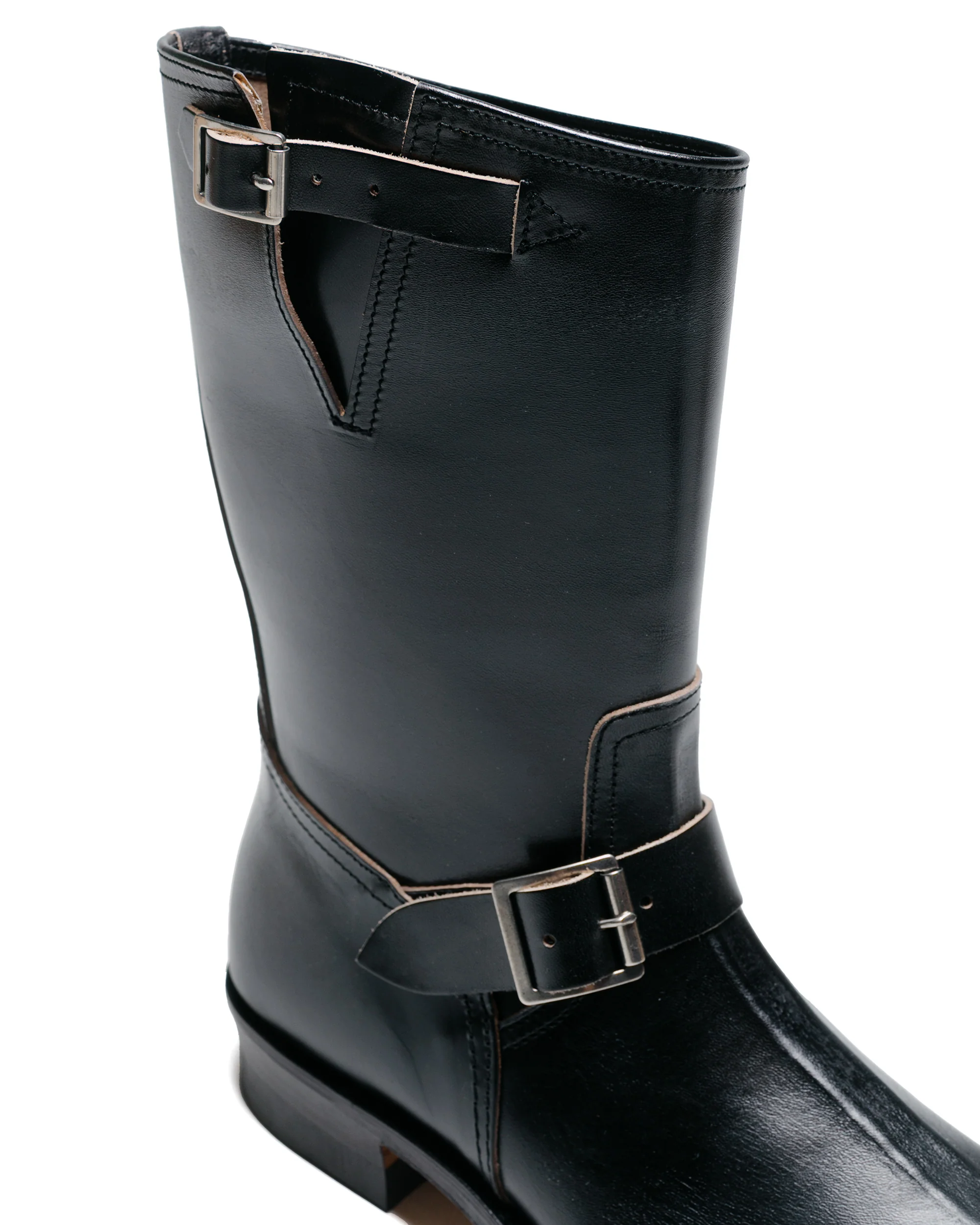 The Real McCoy's BA22001 Buco Engineer Boots / Buttock Black - Image 3