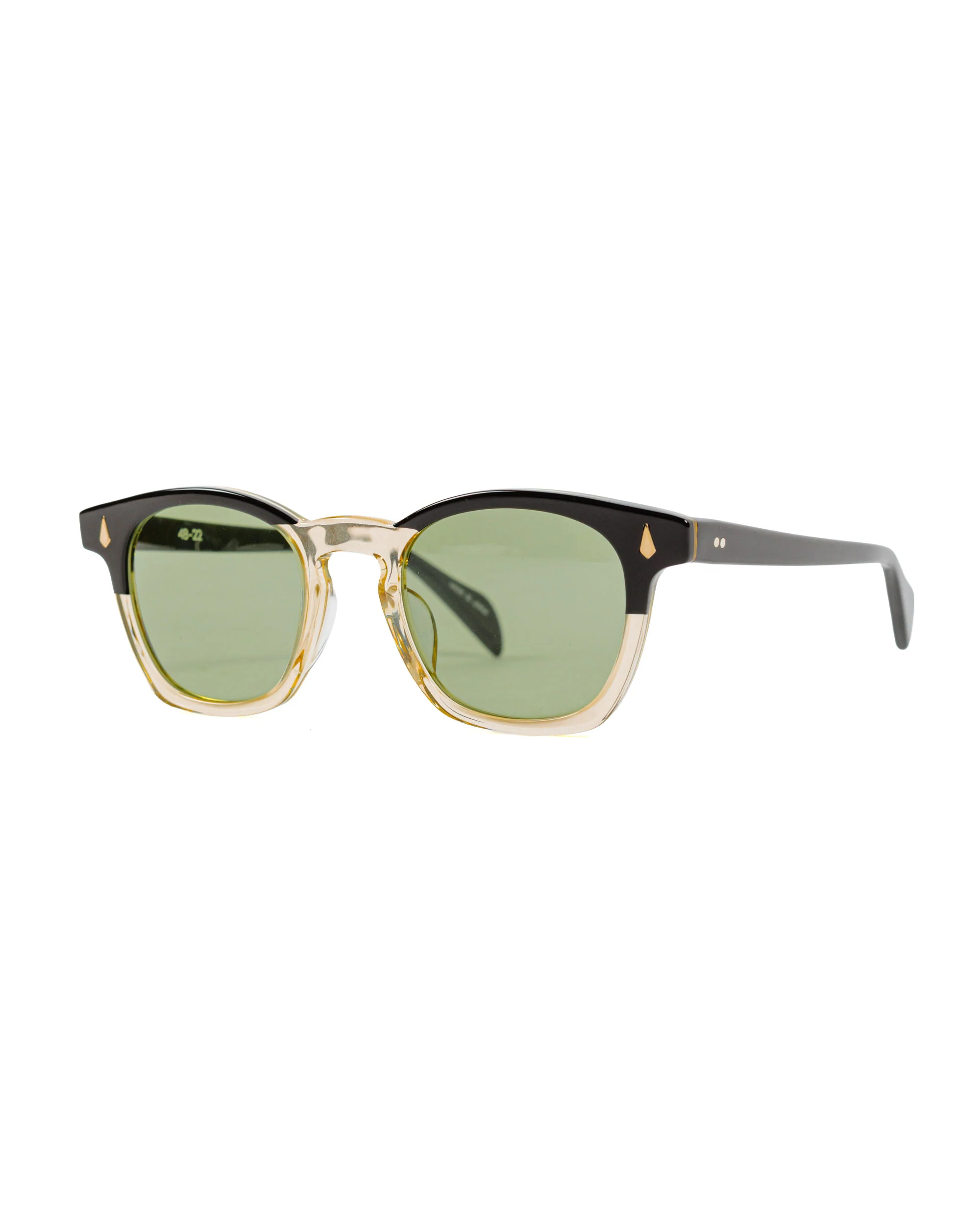 The Real McCoy's MA17020 Wellington Sunglasses White/Black - Image 2