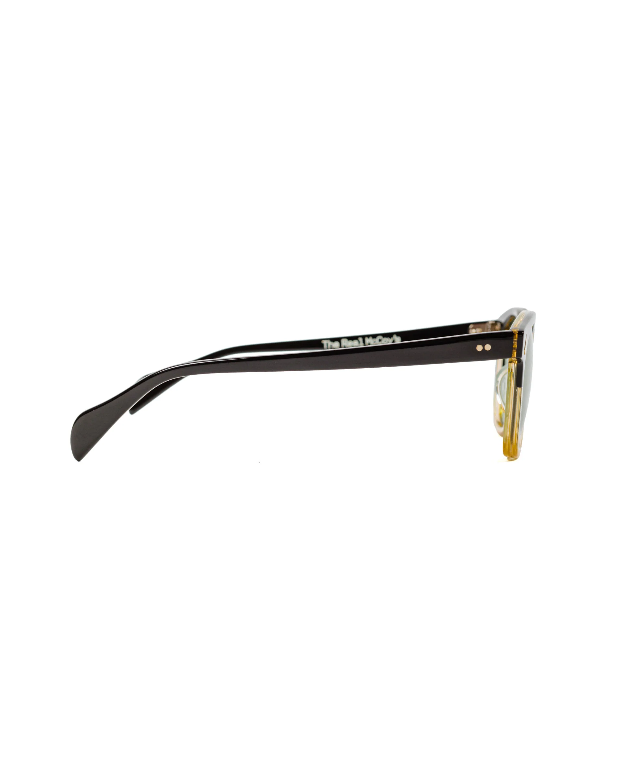 The Real McCoy's MA17020 Wellington Sunglasses White/Black - Image 3