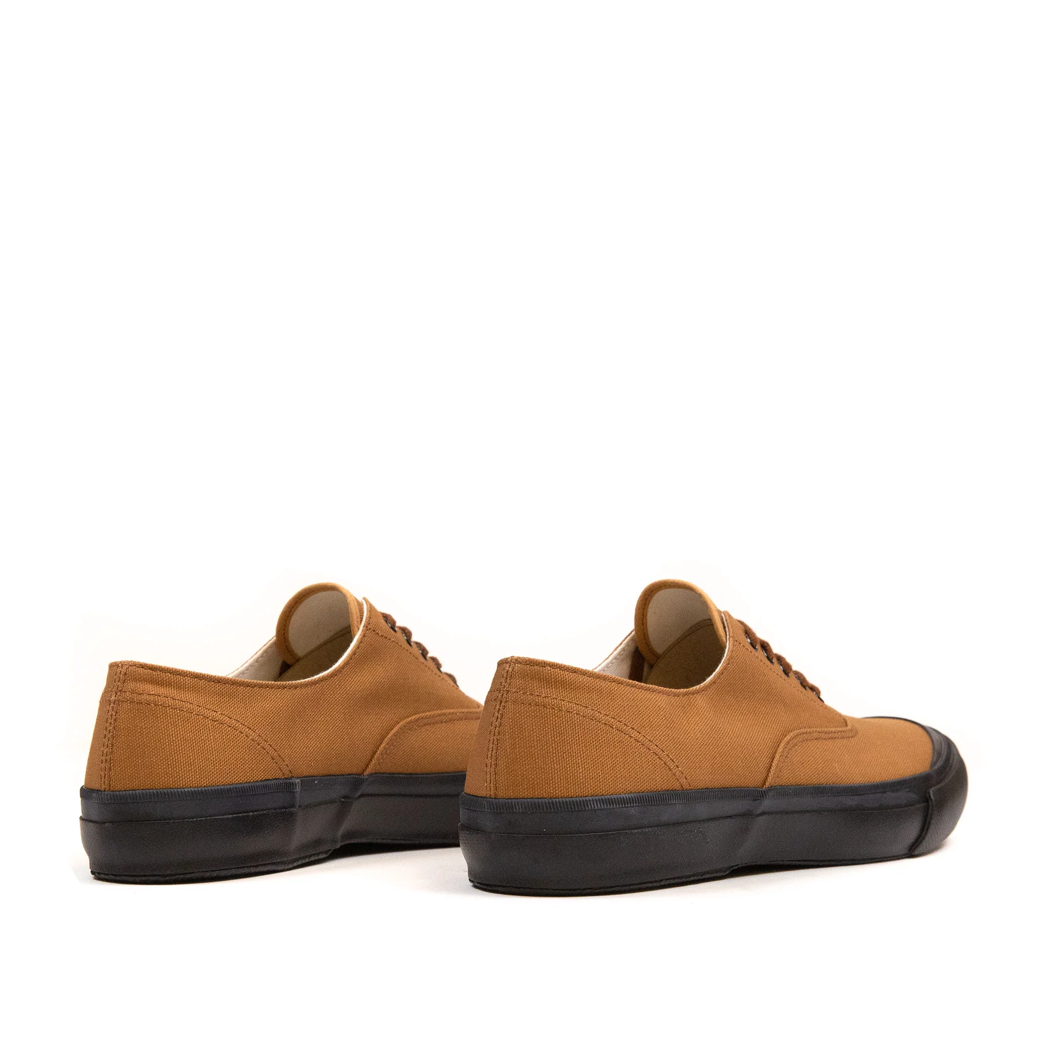 The Real McCoy's MA18019 USN Cotton Canvas Deck Shoes Brown - Image 3