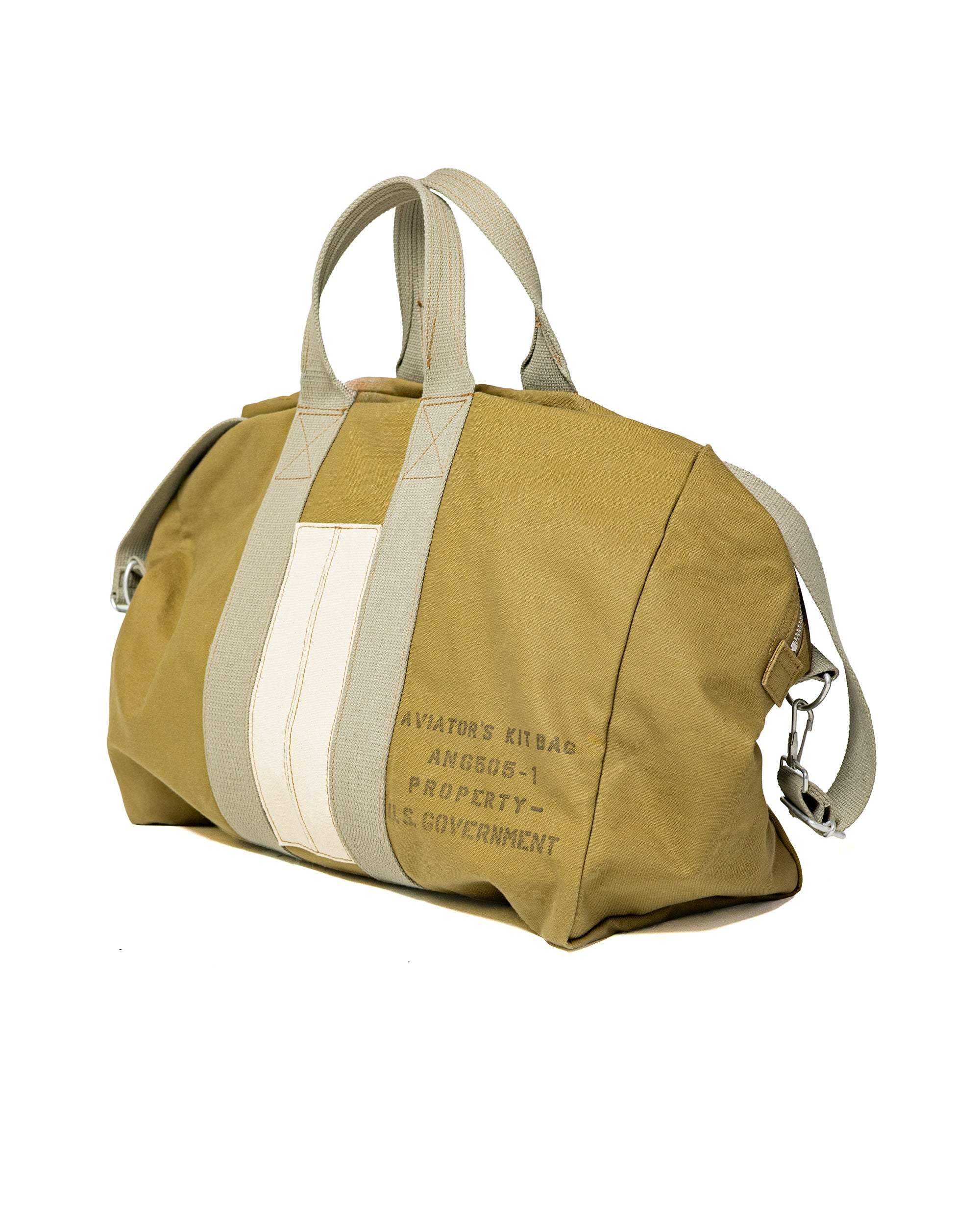 The Real McCoy's MA22101 Aviator's Kit Bag 6505-1 Khaki
