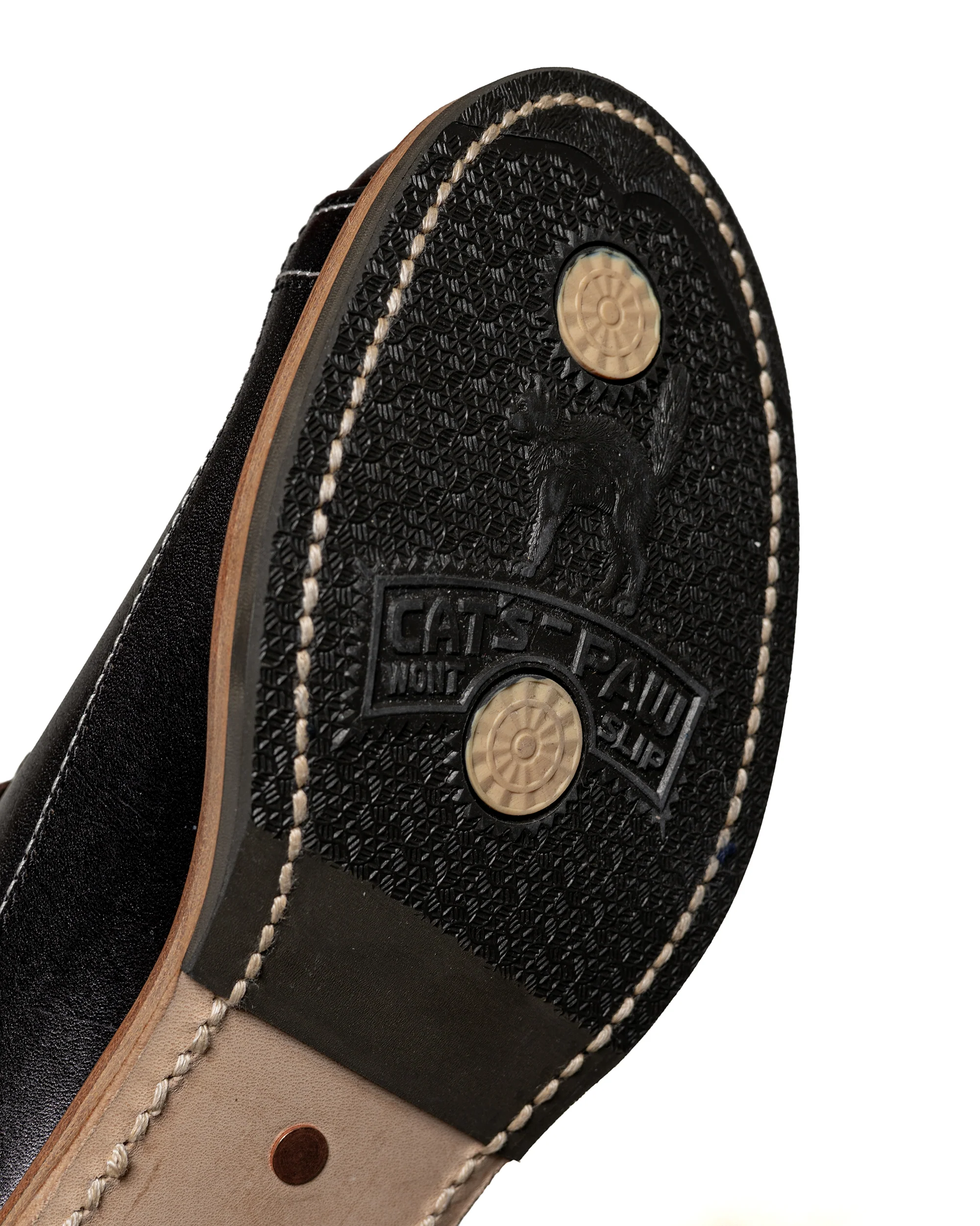 The Real McCoy's MA24008 Ten Mile Work Boots / Horsehide Buttock Black - Image 6