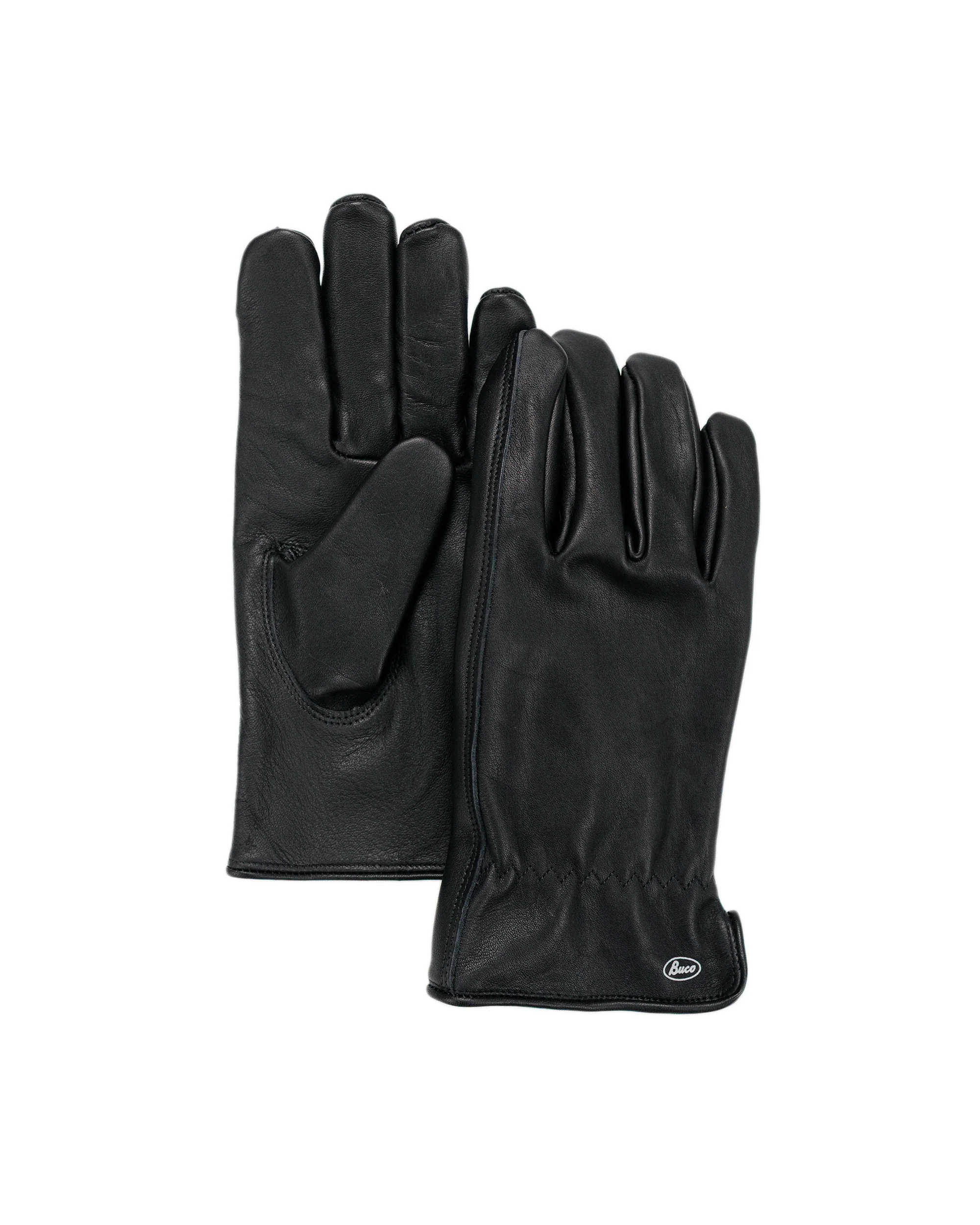 The Real McCoy's BA25001 BUCO Horsehide Motorcycle Gloves Black