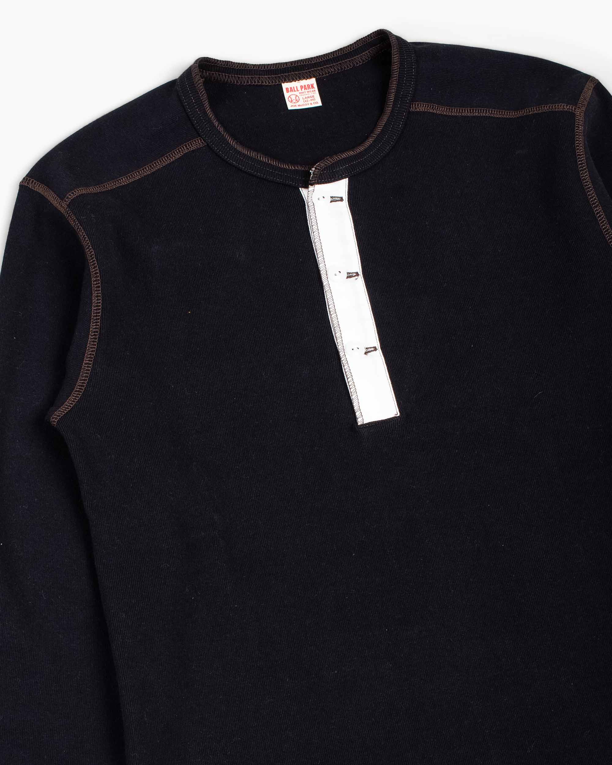 The Real McCoy's MC16117 Union Shirt Long Sleeve Black - Image 5