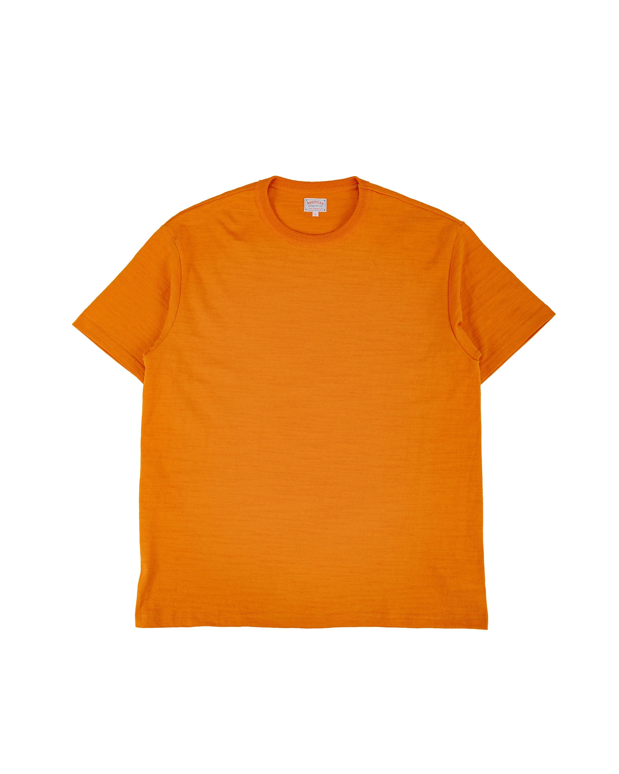 The Real McCoy's MC19010 Athletic T-Shirt / Loop-Wheel Orange