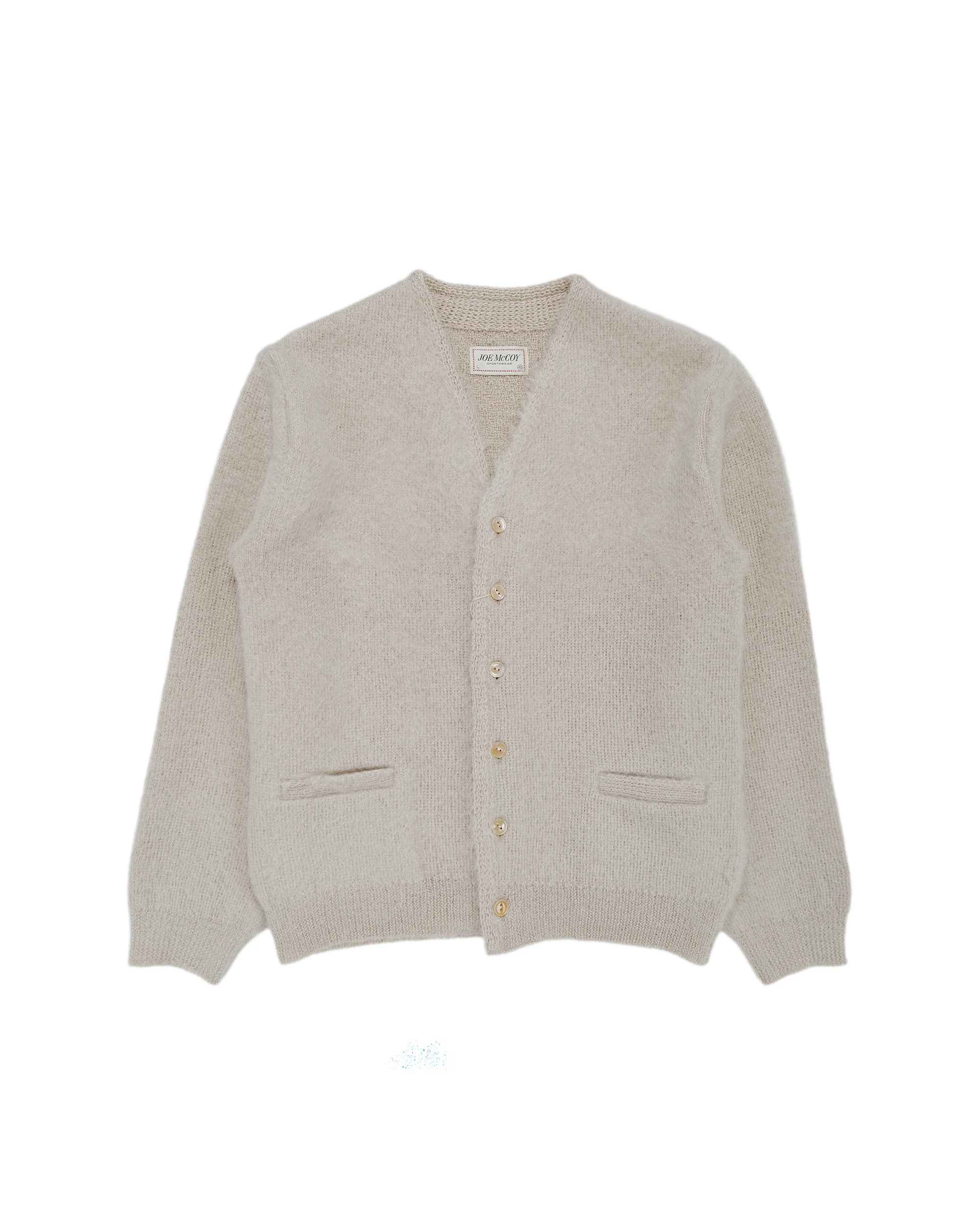 The Real McCoy's MC19103 JM Mohair Cardigan Beige