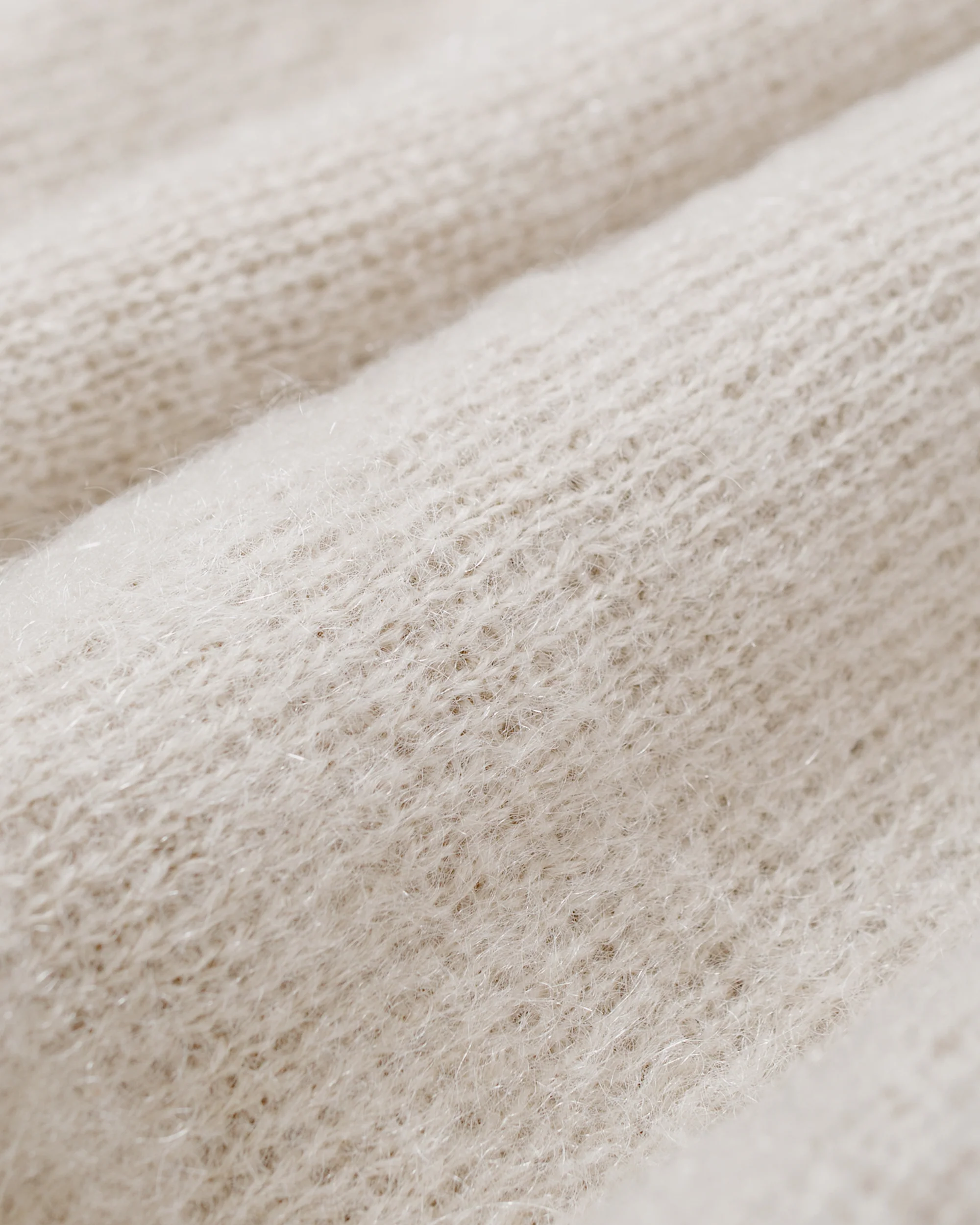 The Real McCoy's MC19103 JM Mohair Cardigan Beige - Image 6